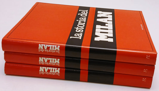 La storia del Milan Calcio 3 volumi - Cerruti Costa Franchetti- Forte- 1987- A26