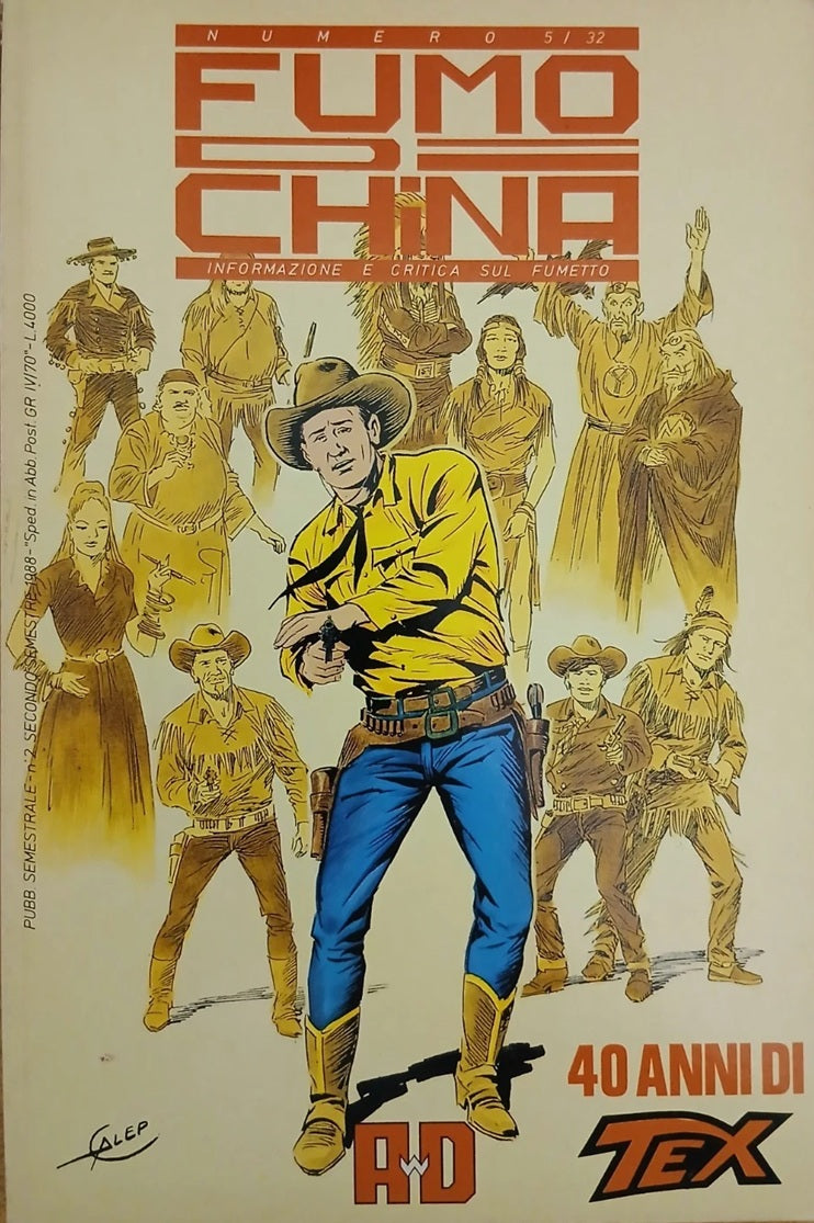 Fumo di china 5/32 40 anni di Tex Galleppini - AD - rivista - N25