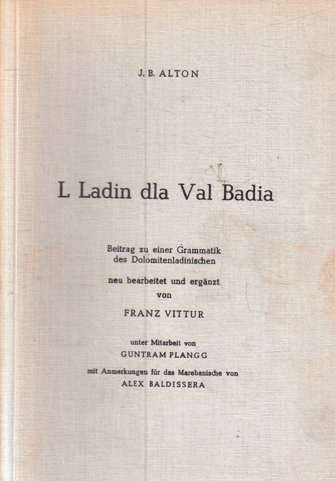 L Ladin dla Val Badia - J. B. Alton - Ghedina Cortina - ZFS82