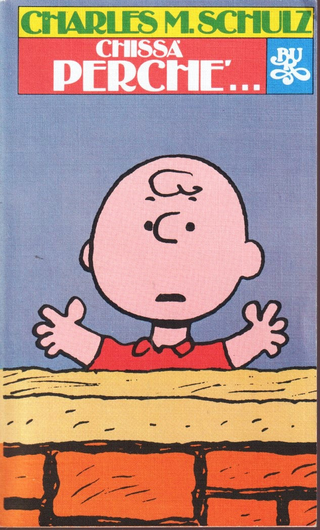 Chissa' perche' - Charles M. Schulz - Rizzoli Bur - Snoopy Charlie Brown - H26