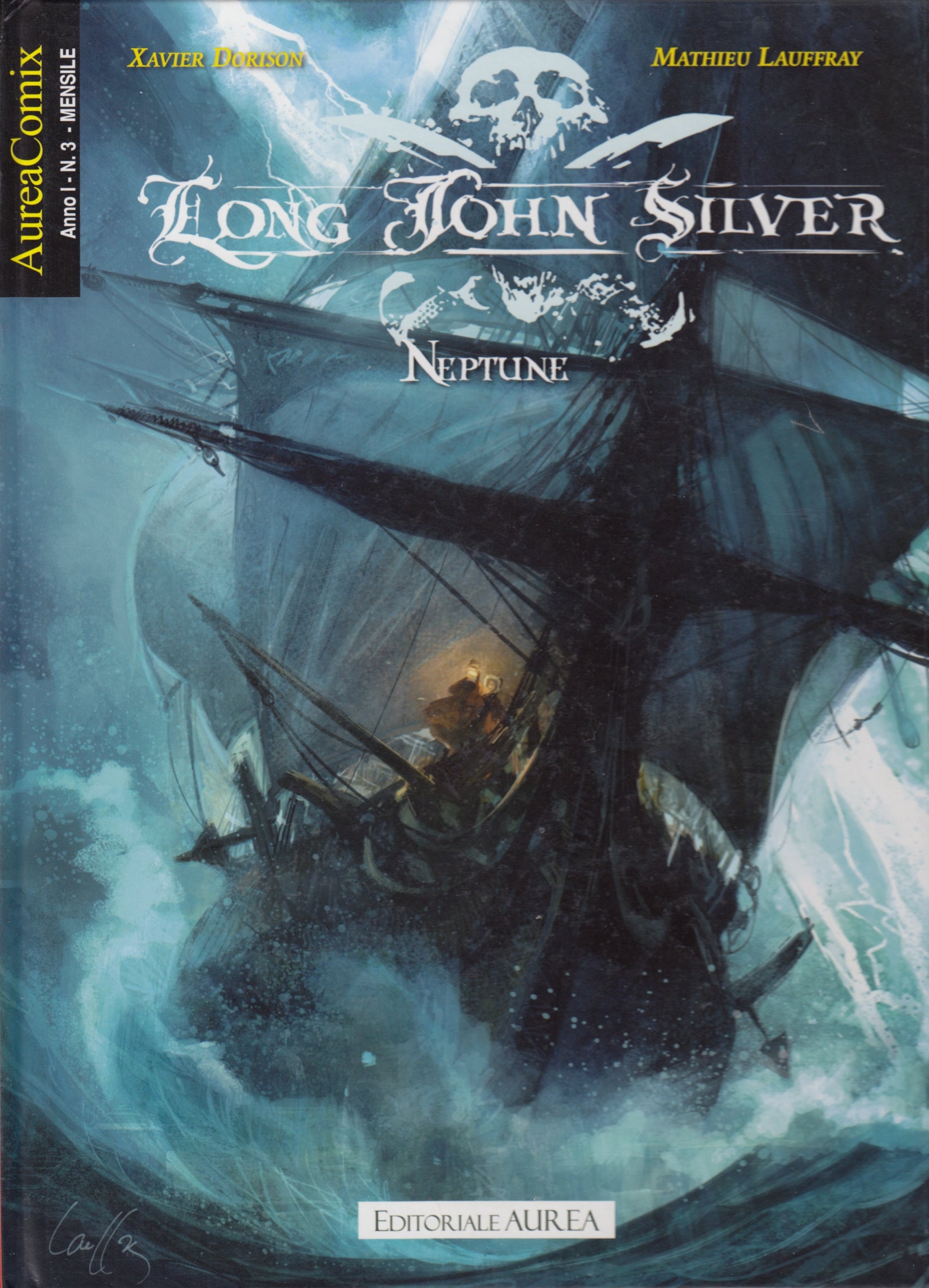 AureaComix Anno I n.3 Long John Silver 2 Neptune - Dorison Lauffray - Aurea- H26