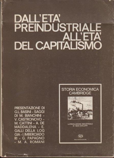 Dall'eta' preindustriale all'eta' del capitalismo - Universita' Parma - ZFS112
