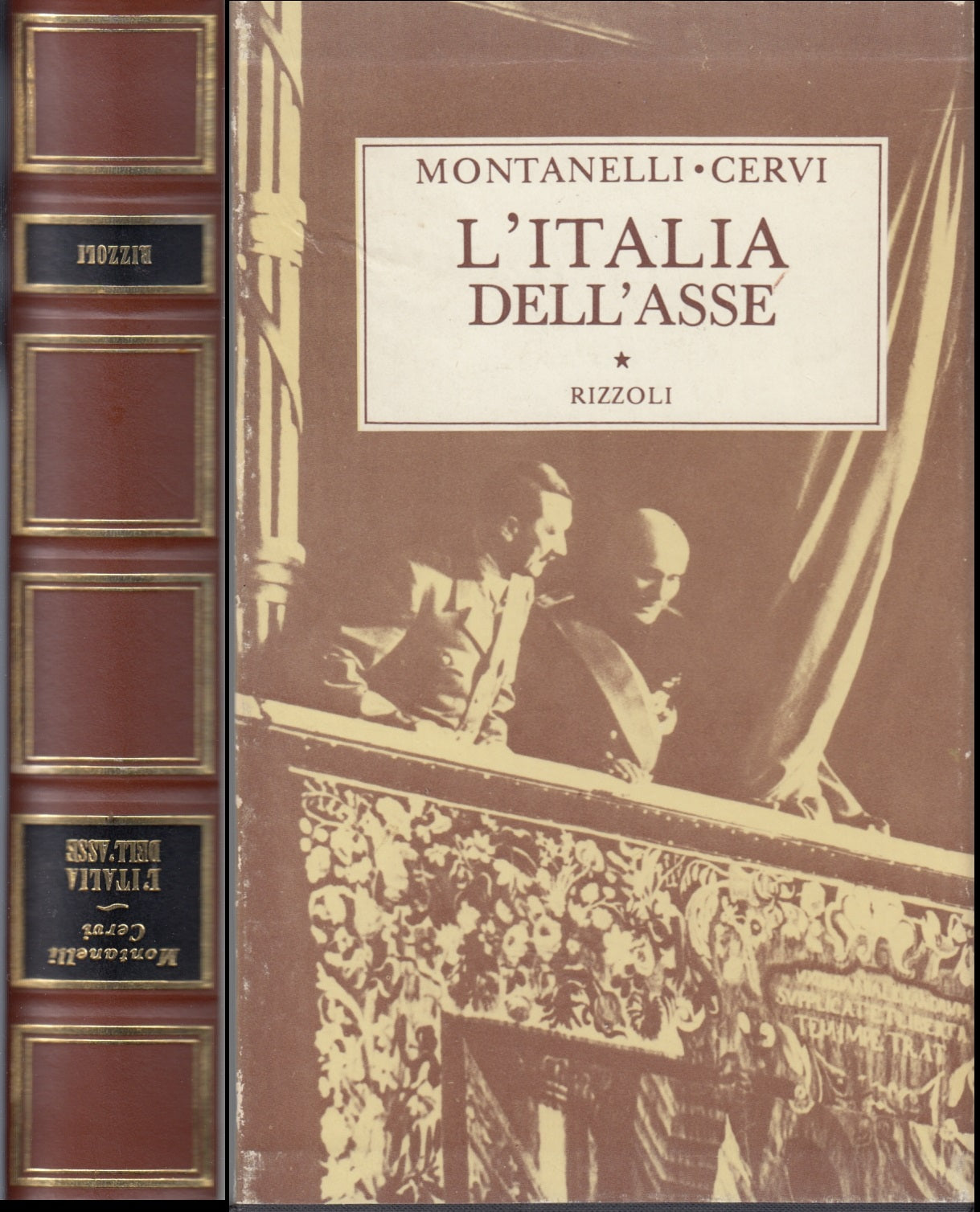 L'Italia dell'Asse - Montanelli Cervi - Rizzoli Storia d'Italia - 1a ed. - V26