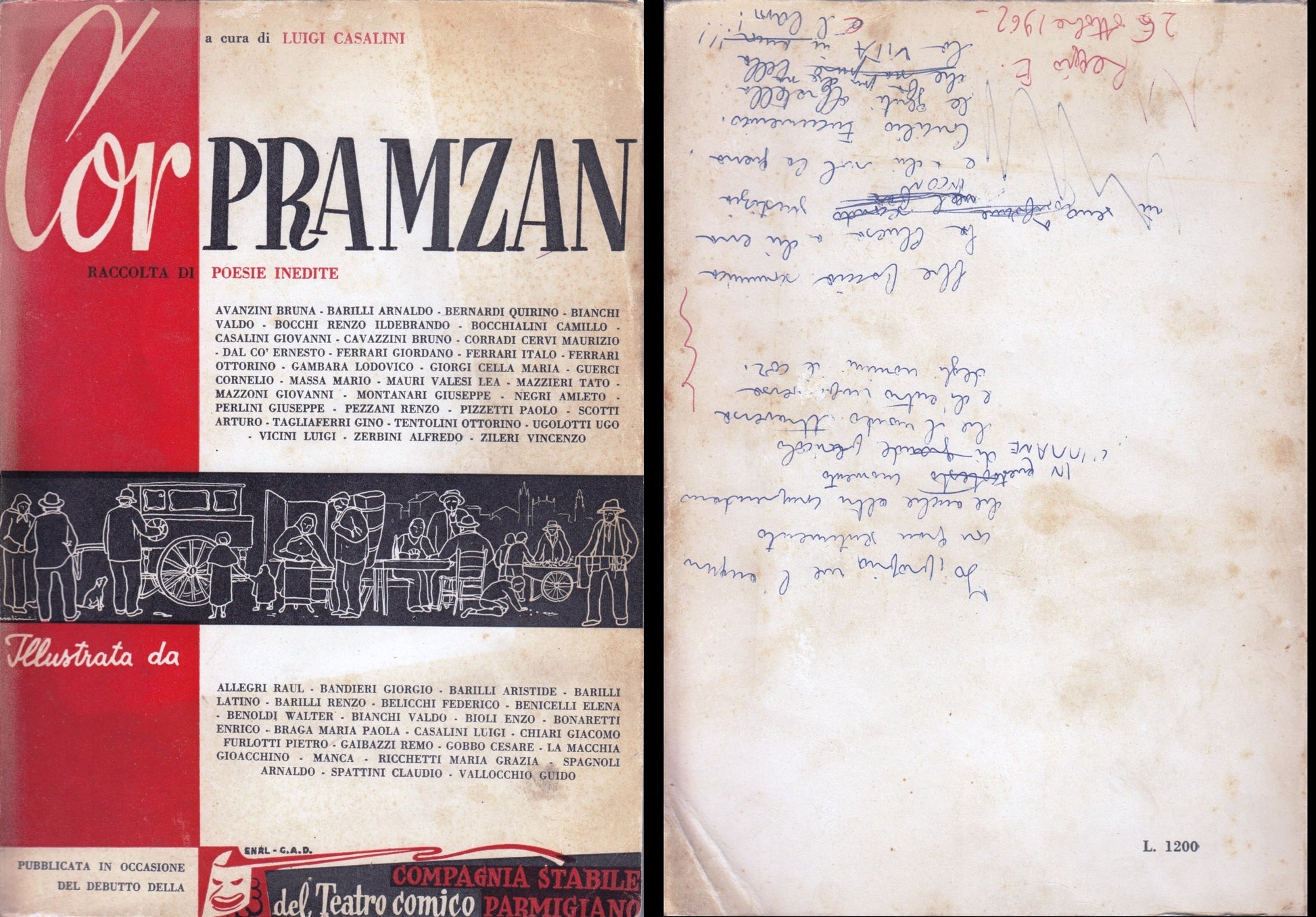 Cor Pramzan Raccolta di poesie - Luigi Casalini - La Nazionale - WPR