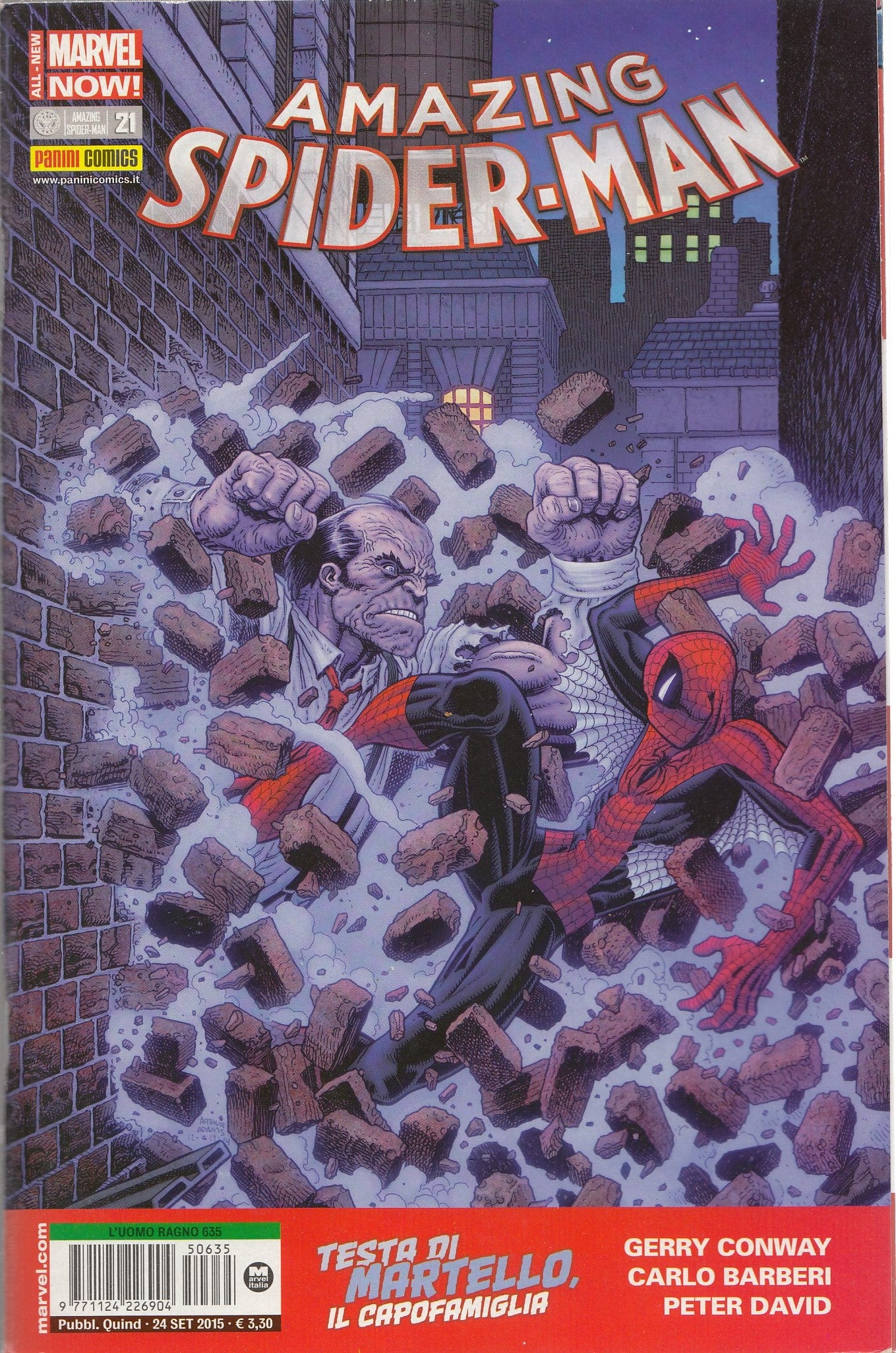 L'uomo ragno Spider-man- Fascia 634/681- spillato- Panini- scegli il numero- C26