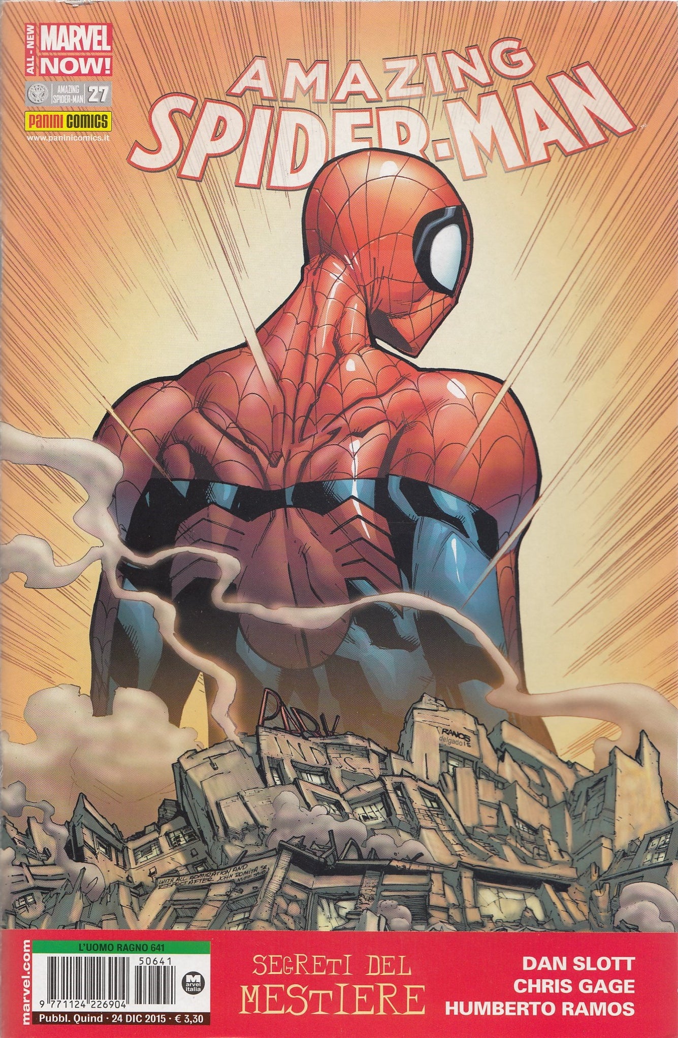 L'uomo ragno Spider-man- Fascia 634/681- spillato- Panini- scegli il numero- C26