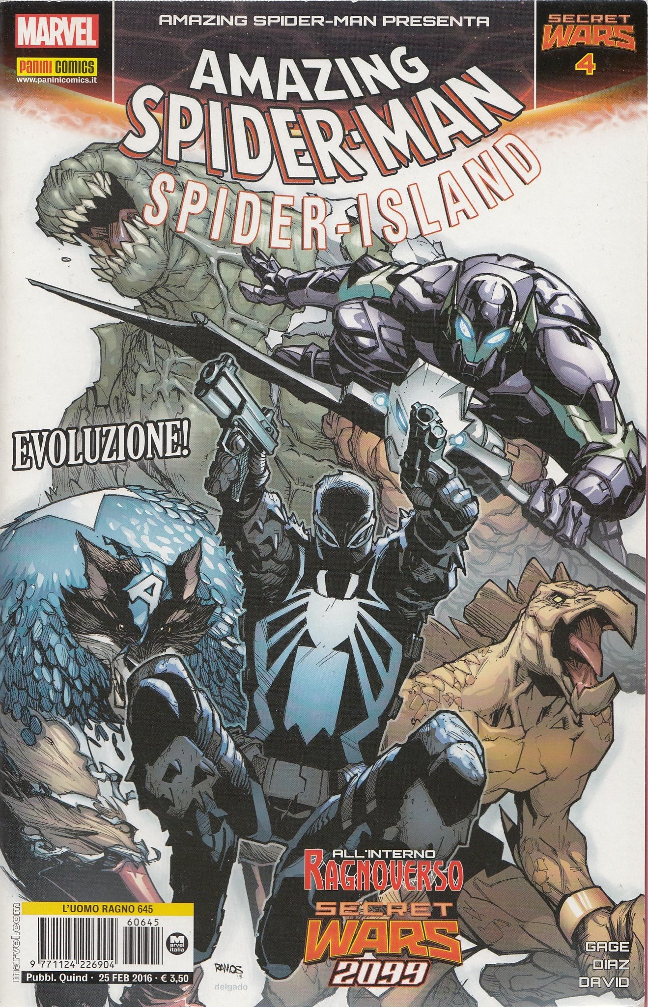 L'uomo ragno Spider-man- Fascia 634/681- spillato- Panini- scegli il numero- C26