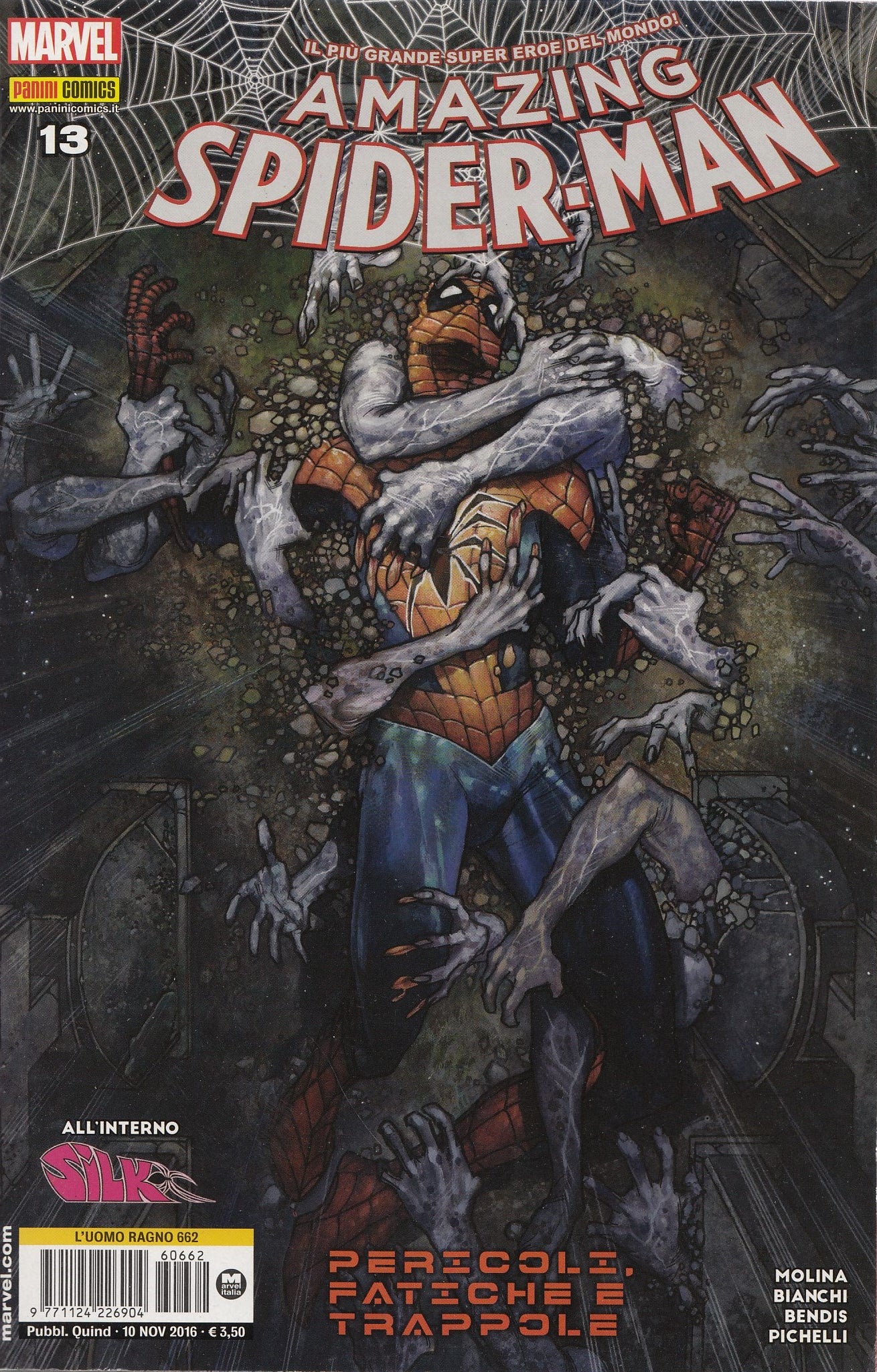 L'uomo ragno Spider-man- Fascia 634/681- spillato- Panini- scegli il numero- C26