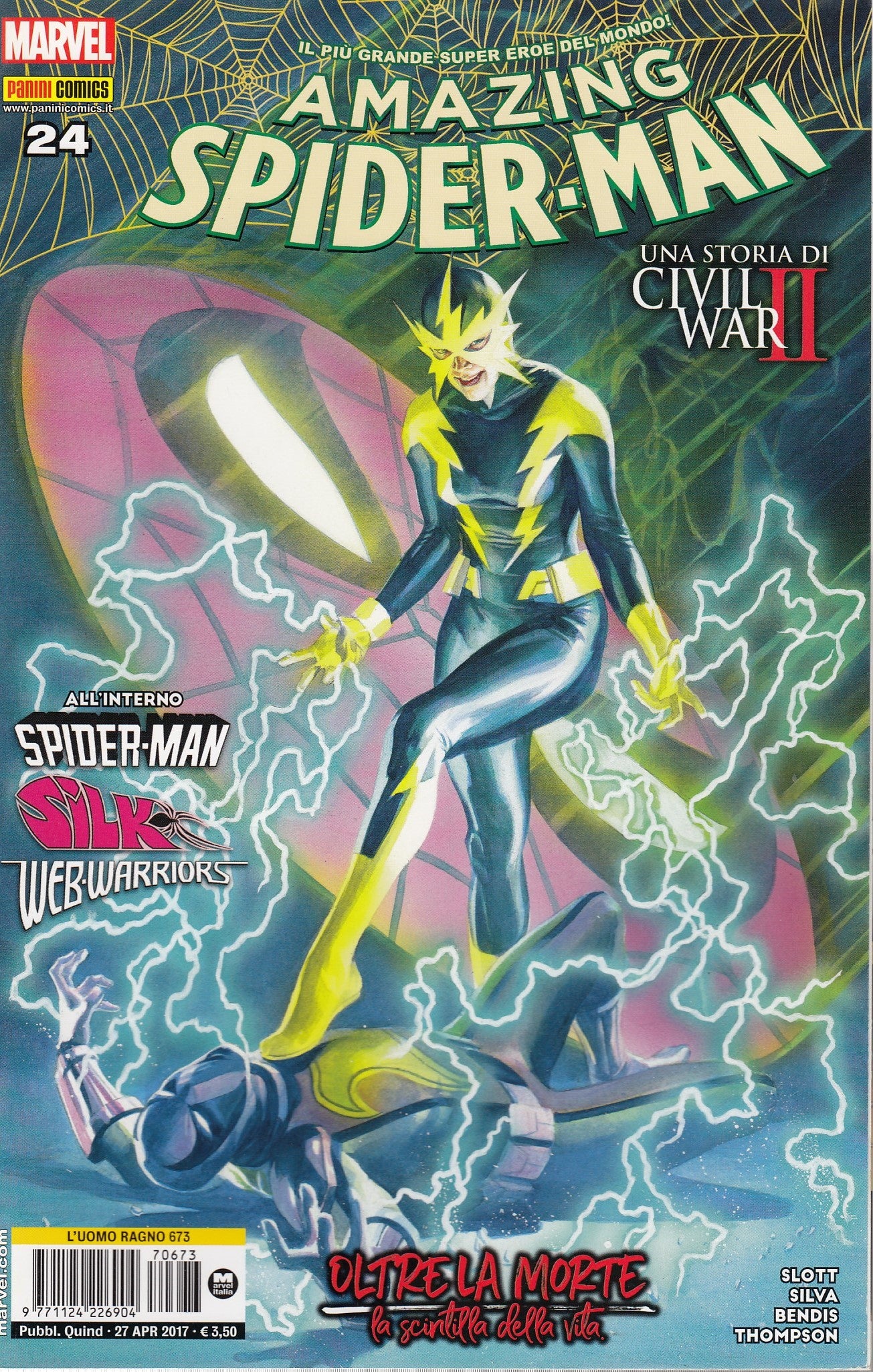 L'uomo ragno Spider-man- Fascia 634/681- spillato- Panini- scegli il numero- C26