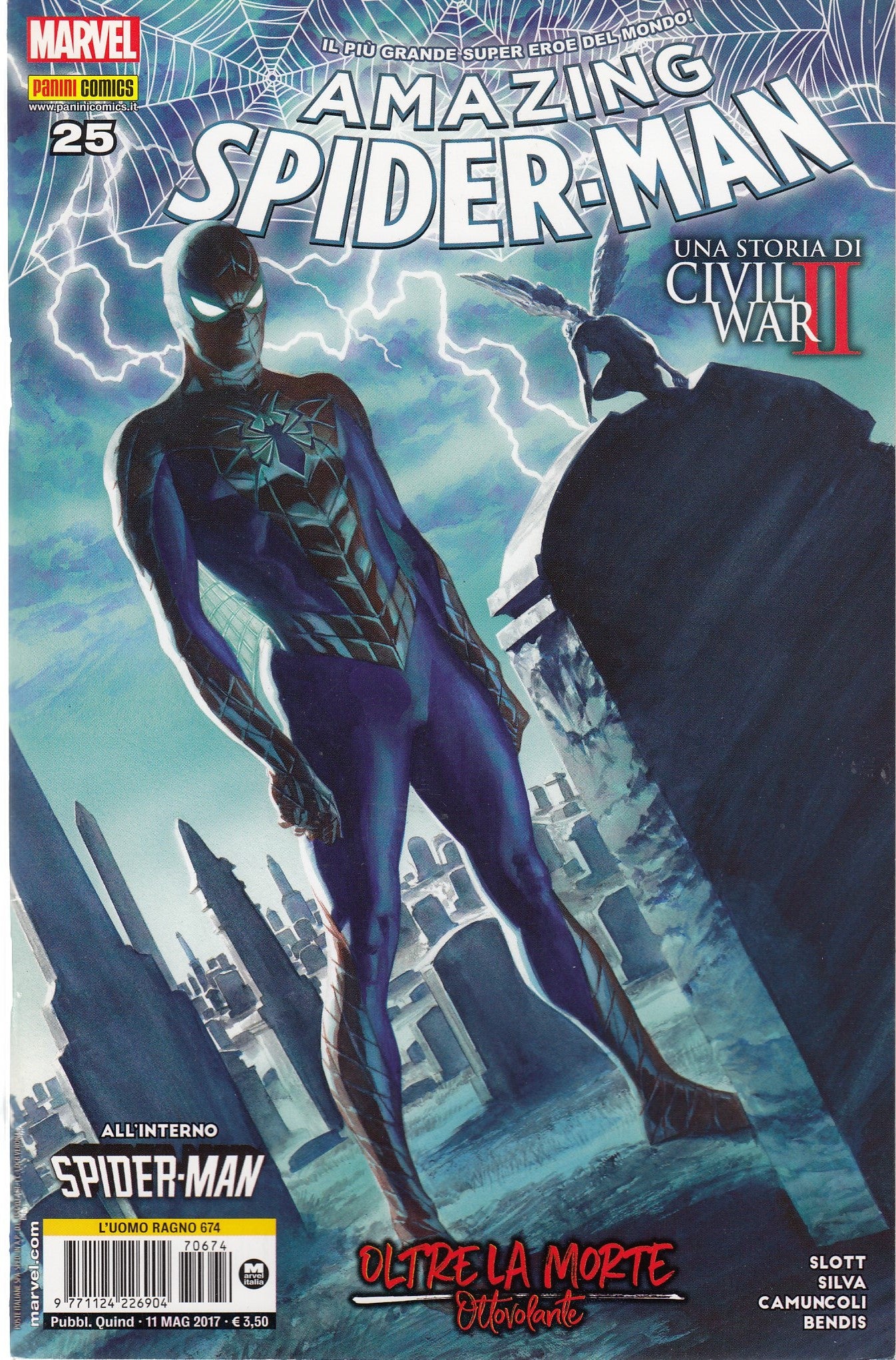 L'uomo ragno Spider-man- Fascia 634/681- spillato- Panini- scegli il numero- C26