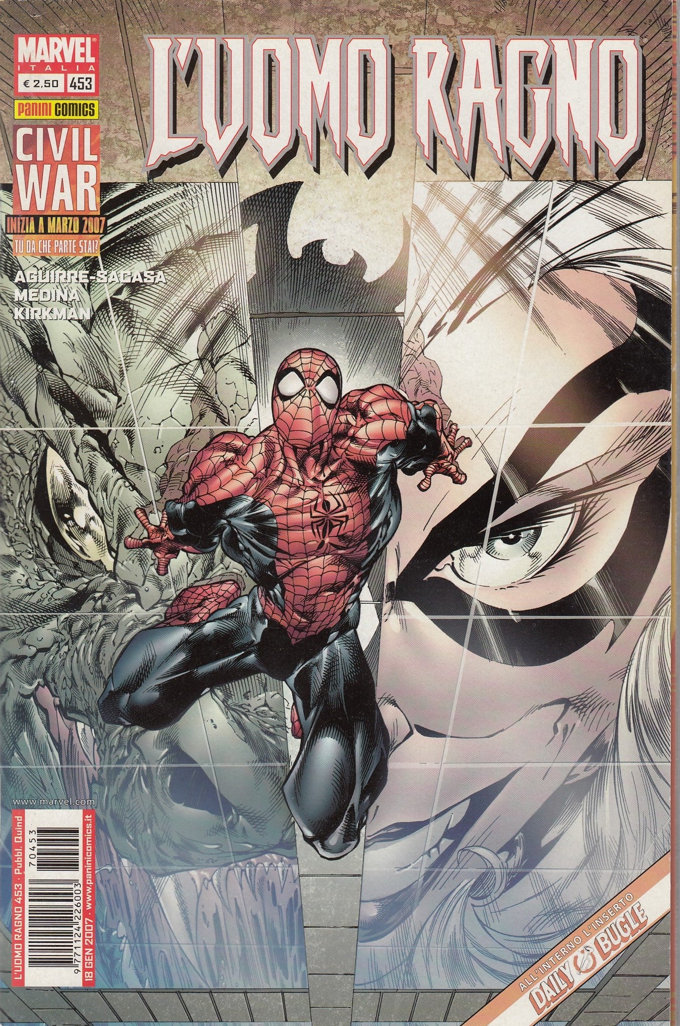 L'uomo ragno Spider-man- Fascia 425/498- spillato- Panini- scegli il numero- C26