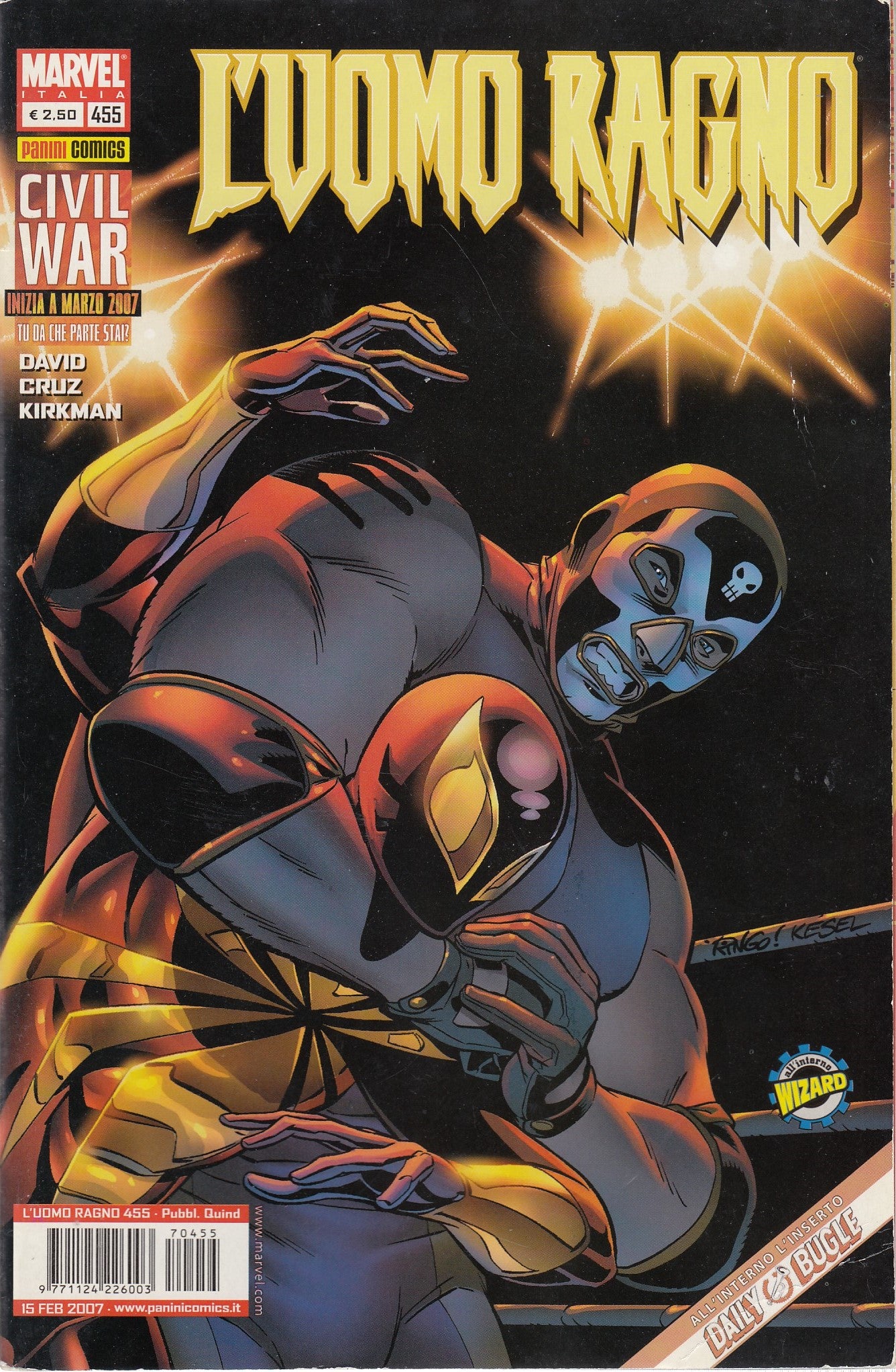L'uomo ragno Spider-man- Fascia 425/498- spillato- Panini- scegli il numero- C26