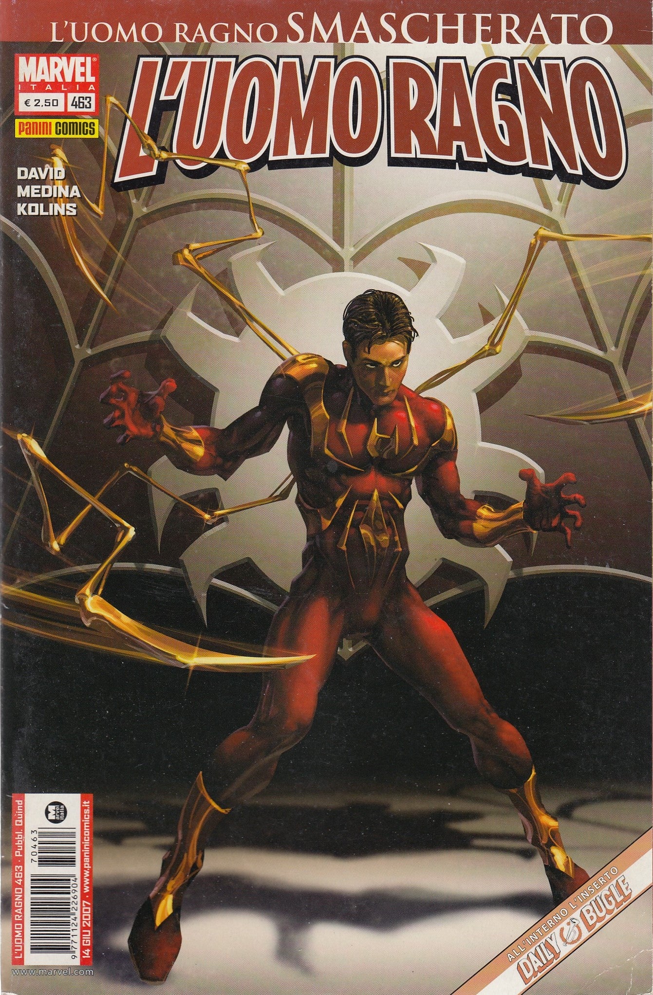 L'uomo ragno Spider-man- Fascia 425/498- spillato- Panini- scegli il numero- C26