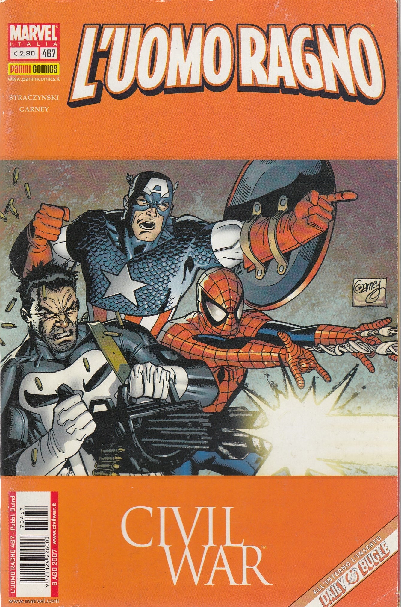 L'uomo ragno Spider-man- Fascia 425/498- spillato- Panini- scegli il numero- C26