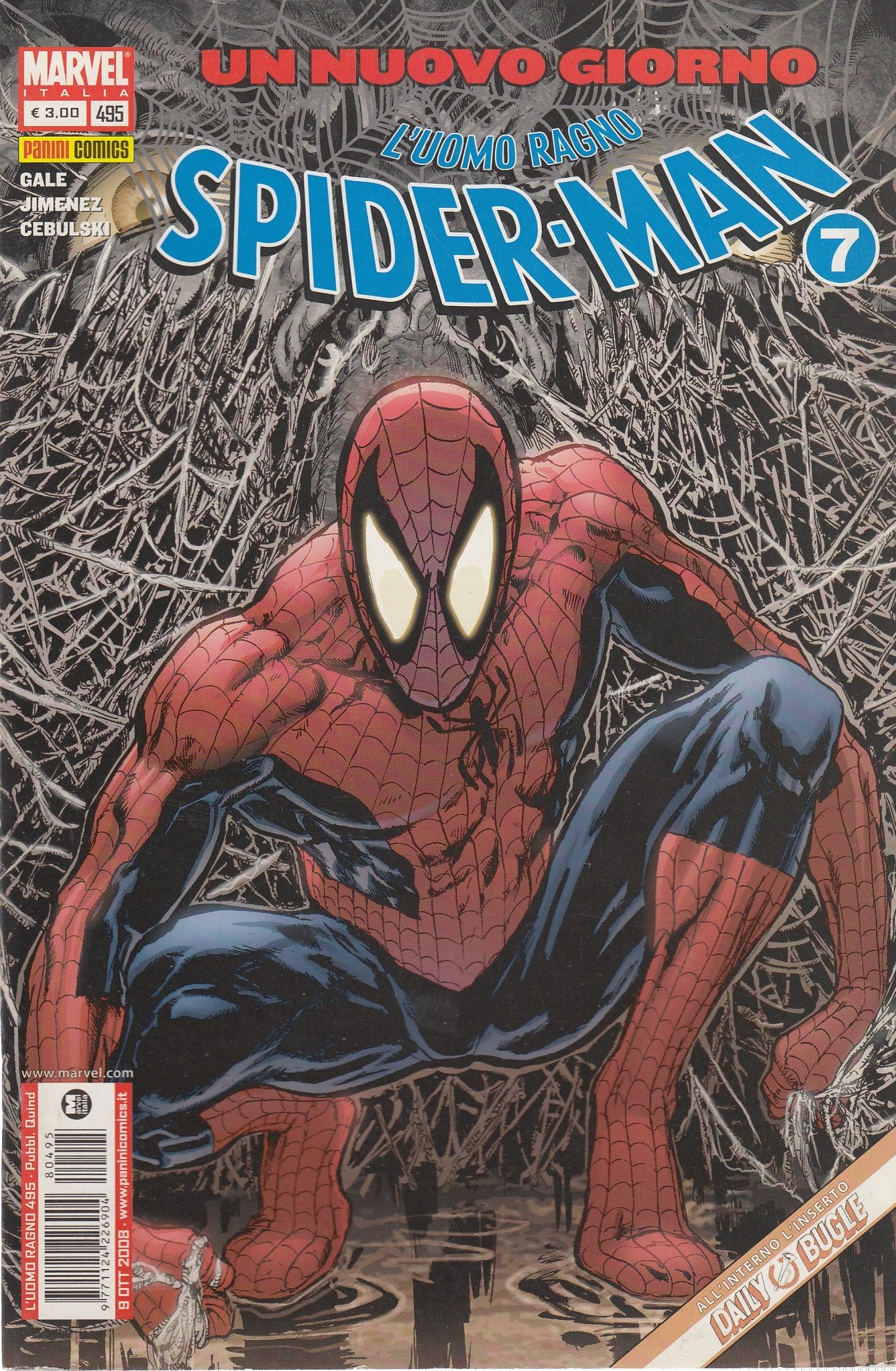 L'uomo ragno Spider-man- Fascia 425/498- spillato- Panini- scegli il numero- C26