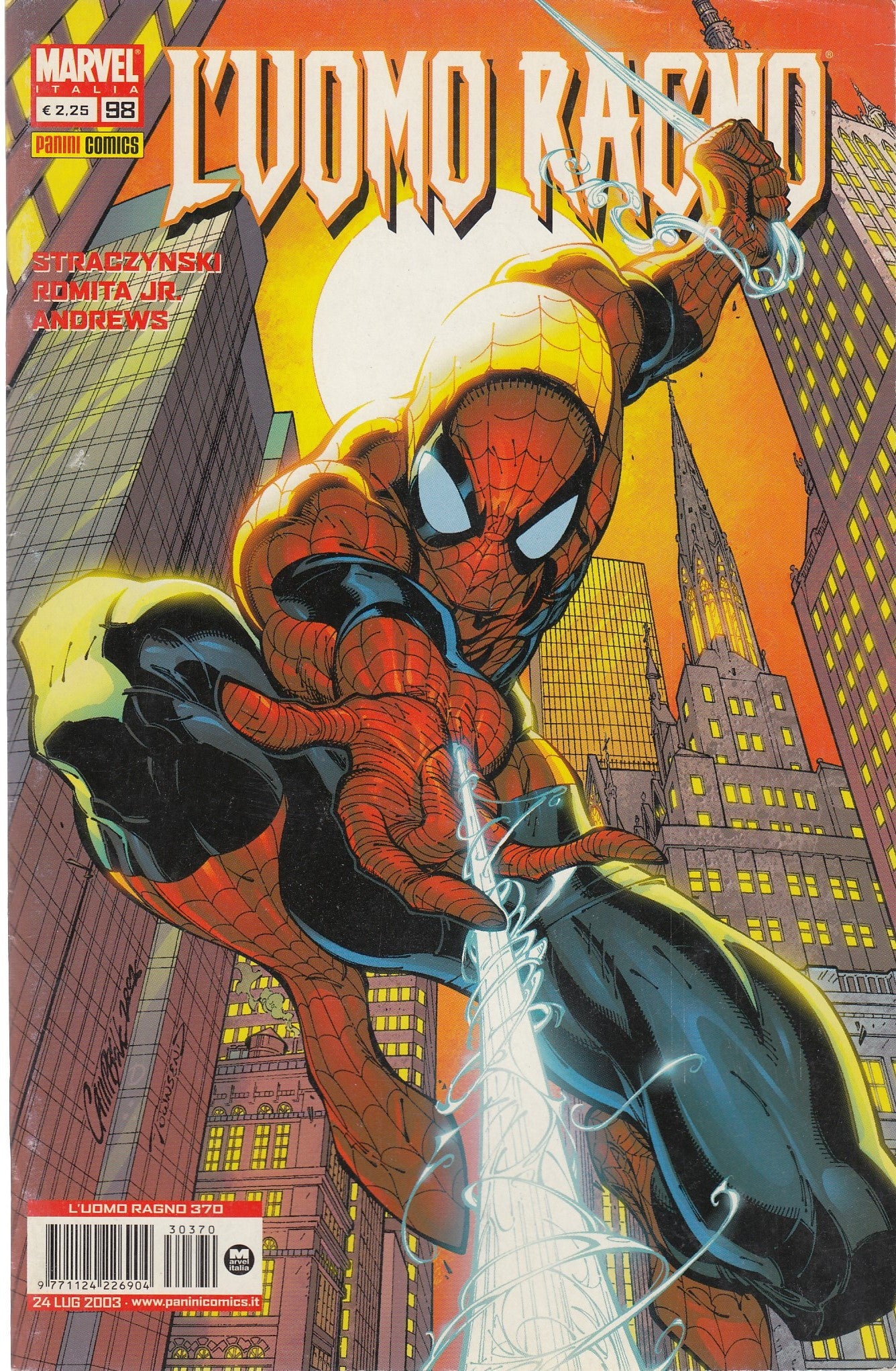 L'uomo ragno Amazing Spider-man - Fascia 340/380 - Panini- scegli il numero- C26