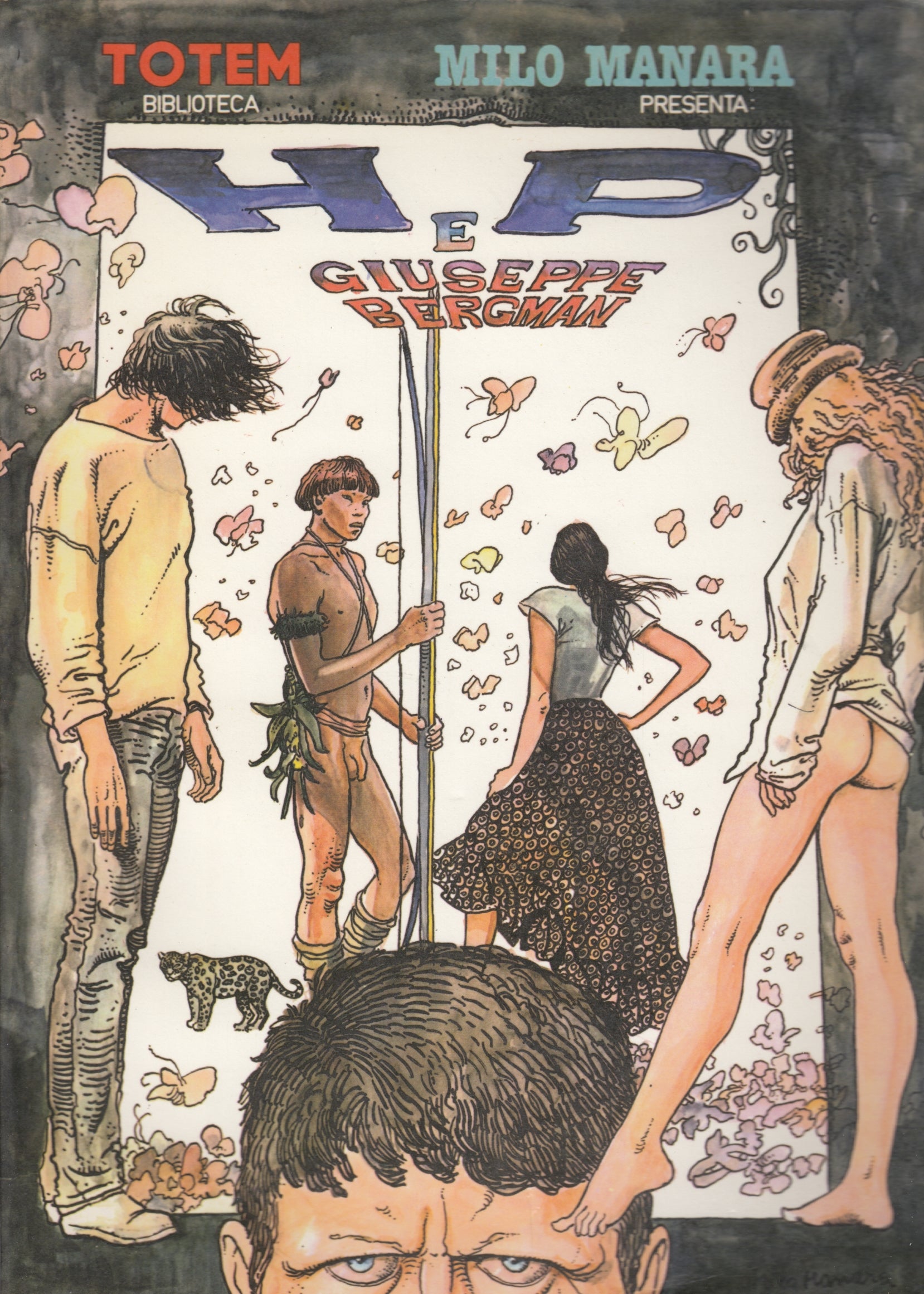HP e Giuseppe Bergman - Milo Manara - Nuova Frontiera Totem n.1 - 1982 - C26