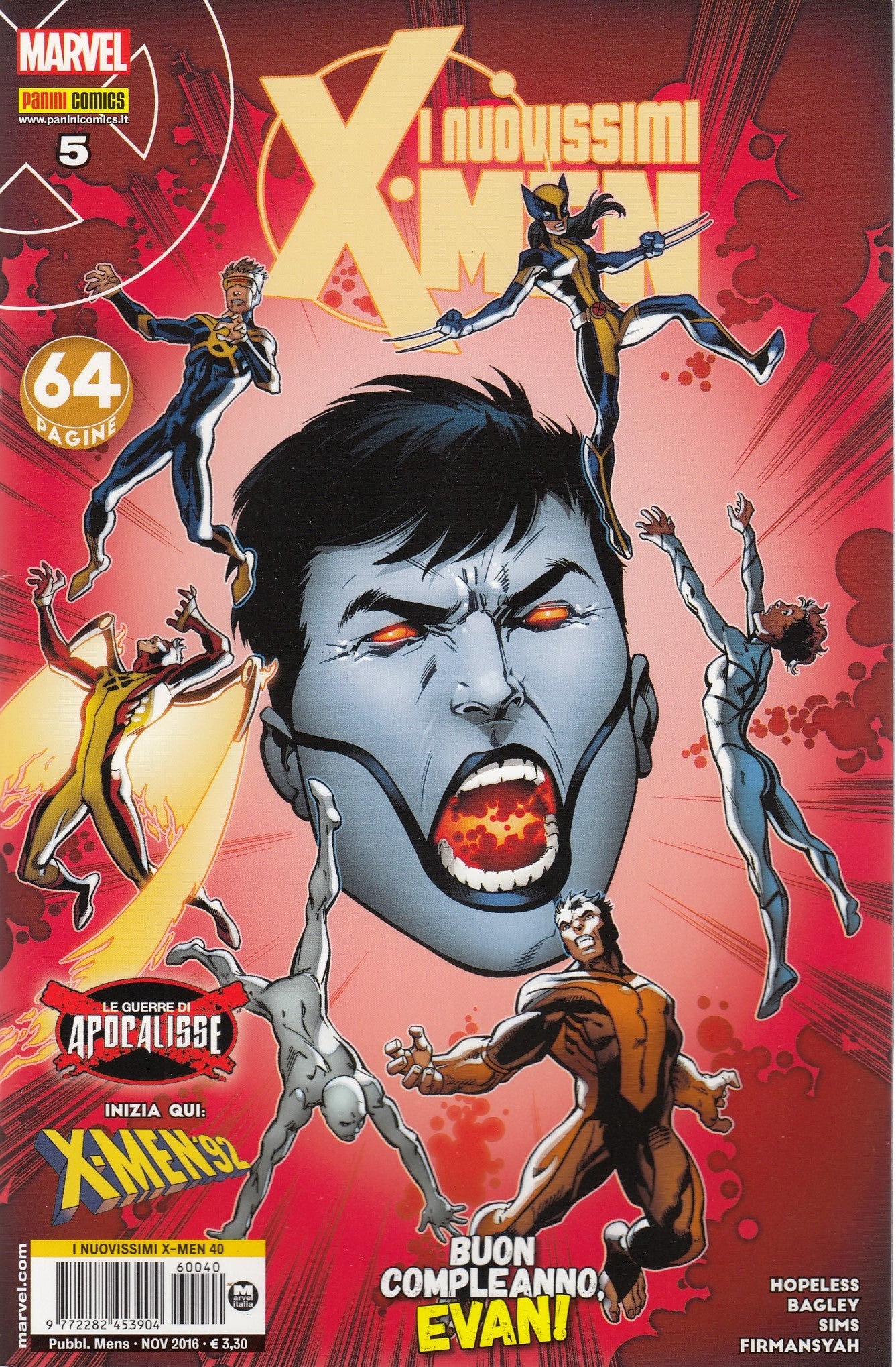 I nuovissimi X-men - Panini - spillato - scegli il numero - C26