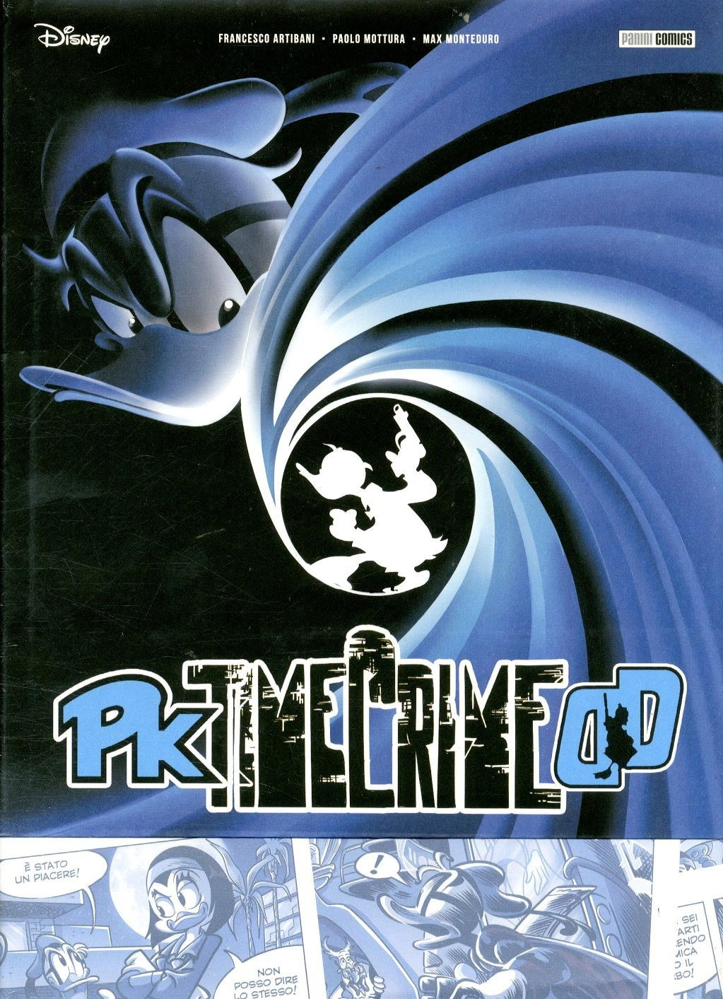 Pk Time Crime - Artibani Mottura Monteduro - Panini Disney- poster d'autore- D26