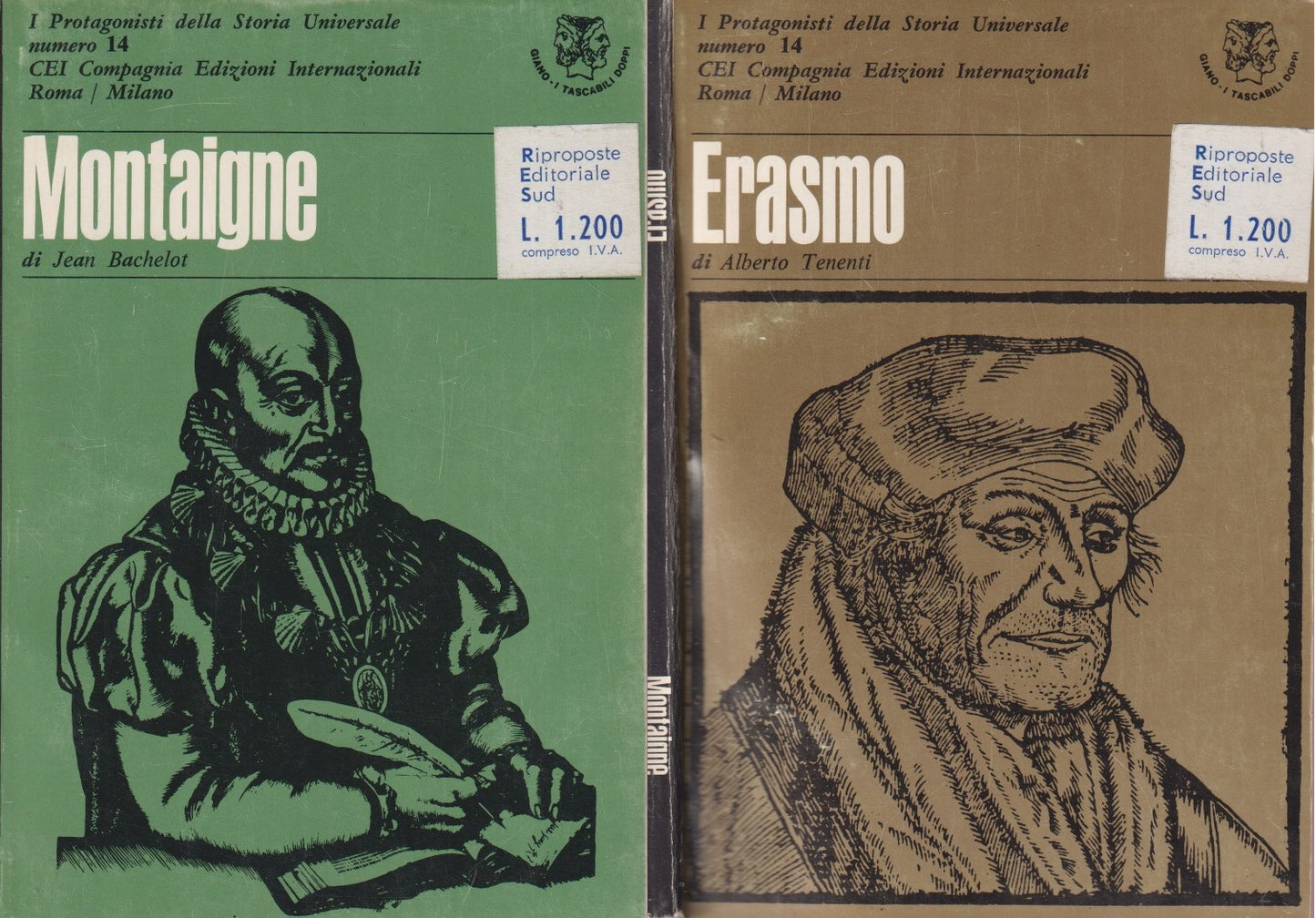 Montaigne Erasmo - Bachelot Tenenti - CEI Protagonisti della storia - ZFS57
