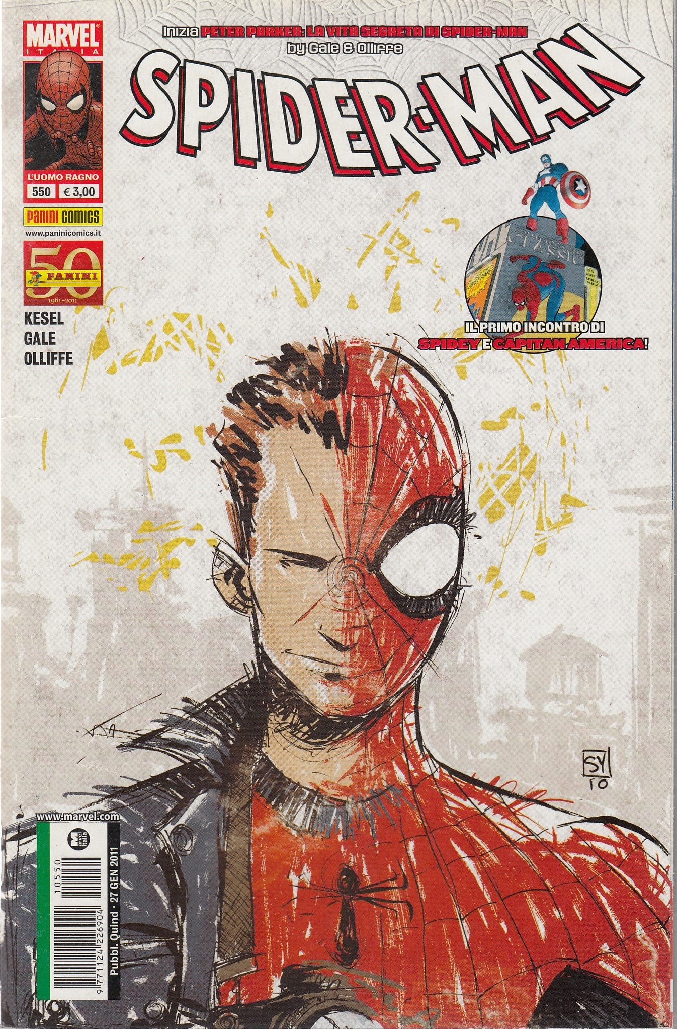 L'uomo ragno Spider-man- Fascia 523/599- spillato- Panini- scegli il numero- C26