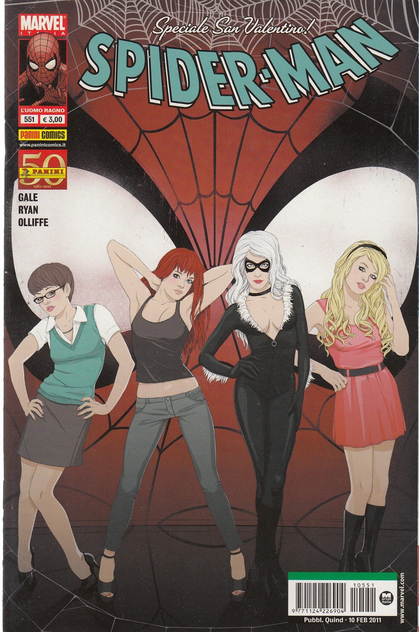 L'uomo ragno Spider-man- Fascia 523/599- spillato- Panini- scegli il numero- C26