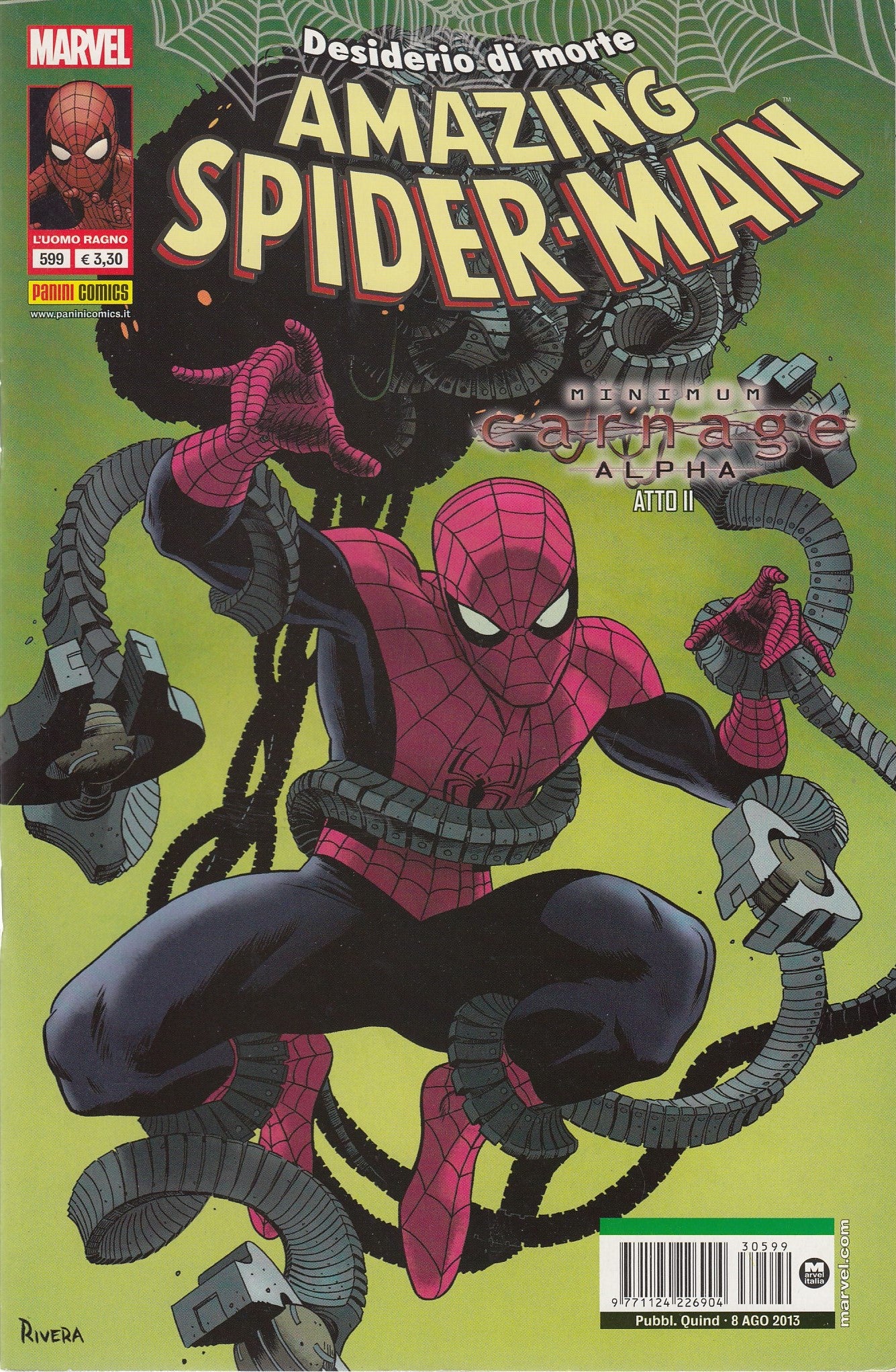 L'uomo ragno Spider-man- Fascia 523/599- spillato- Panini- scegli il numero- C26