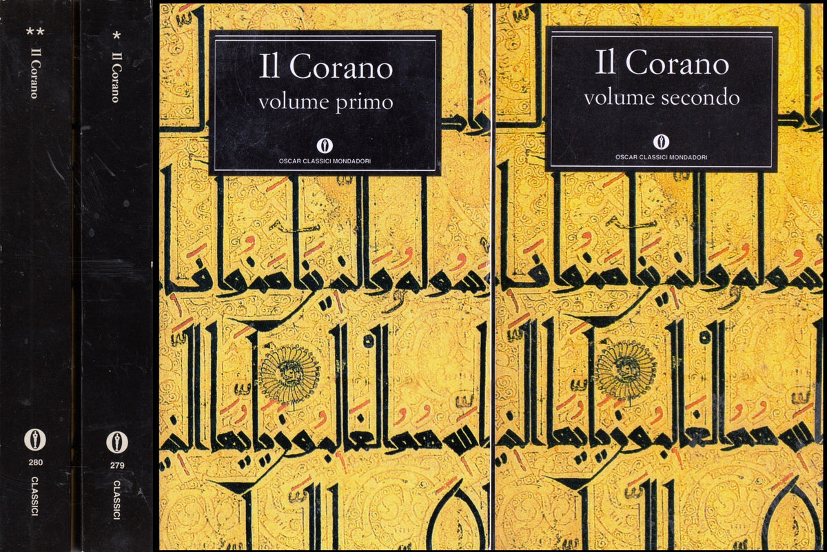Il Corano 2 volumi - Mondadori Oscar Classici - XFS