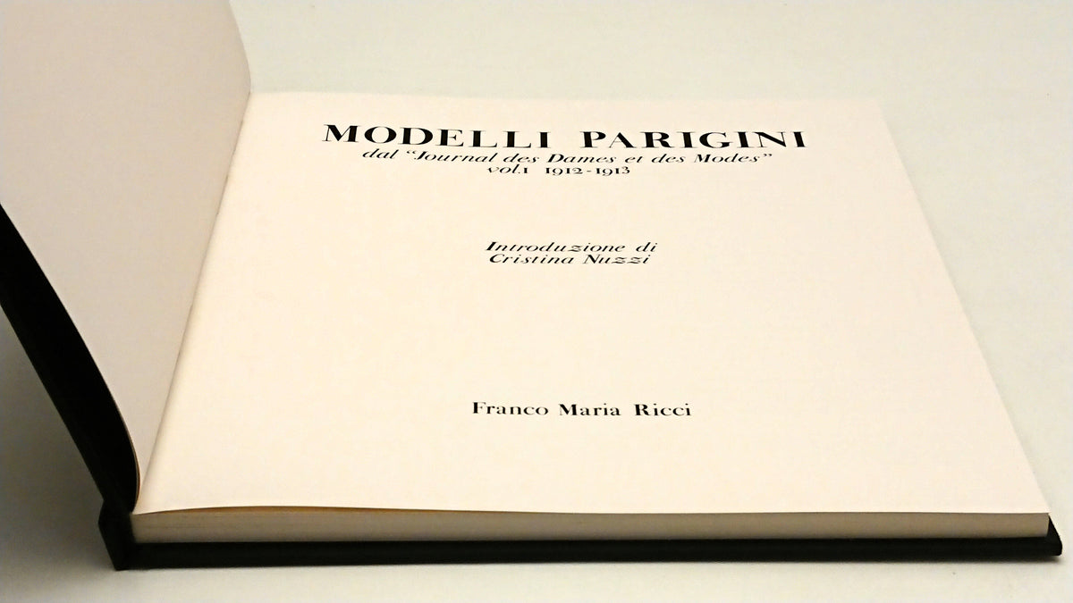 Modelli Parigini Vol.I 1912-1913- FMR Iconographia- 1a ed.- cofanetto- XFS