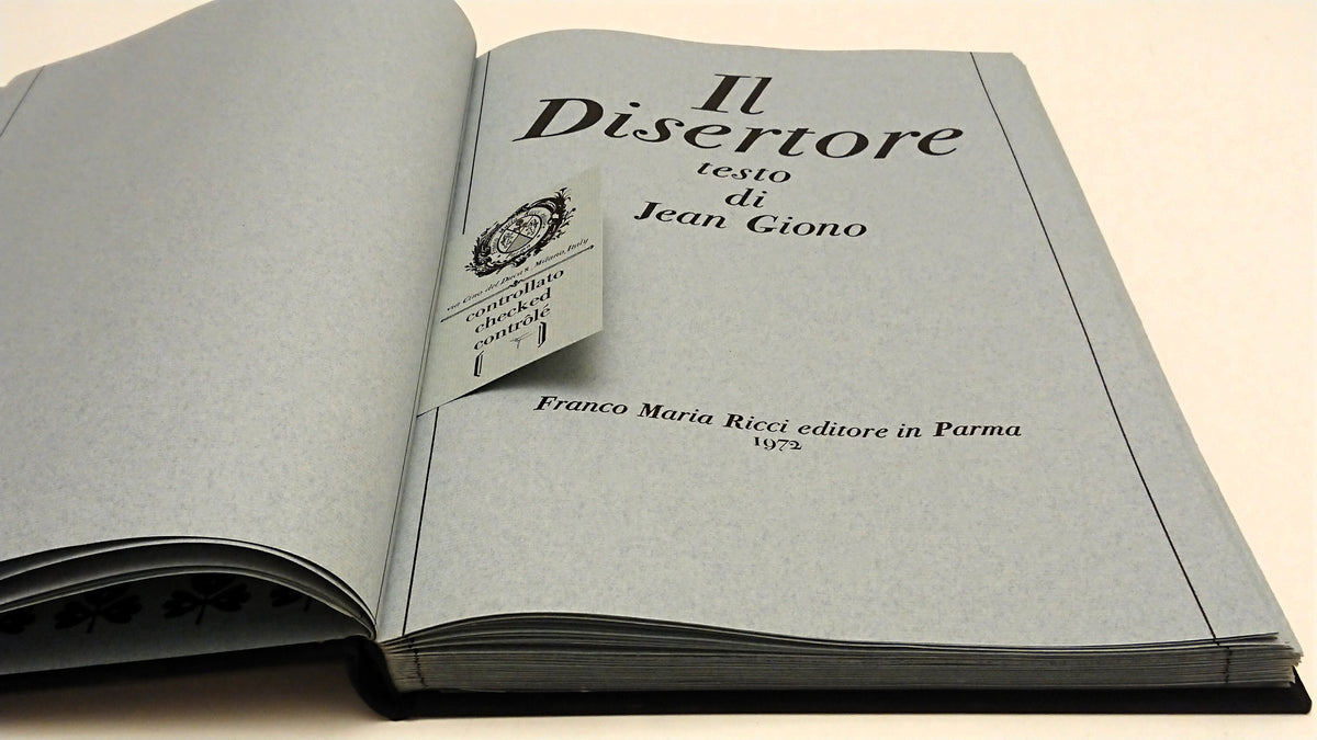 Il disertore- Jean Giono- FMR I segni dell'uomo- cofanetto- XFS