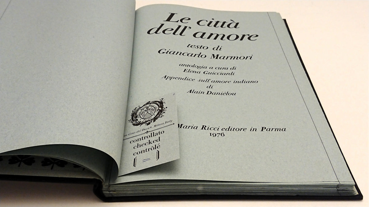 Le citta' dell'amore- FMR I segni dell'uomo- 1a ed. numerata- cofanetto- XFS