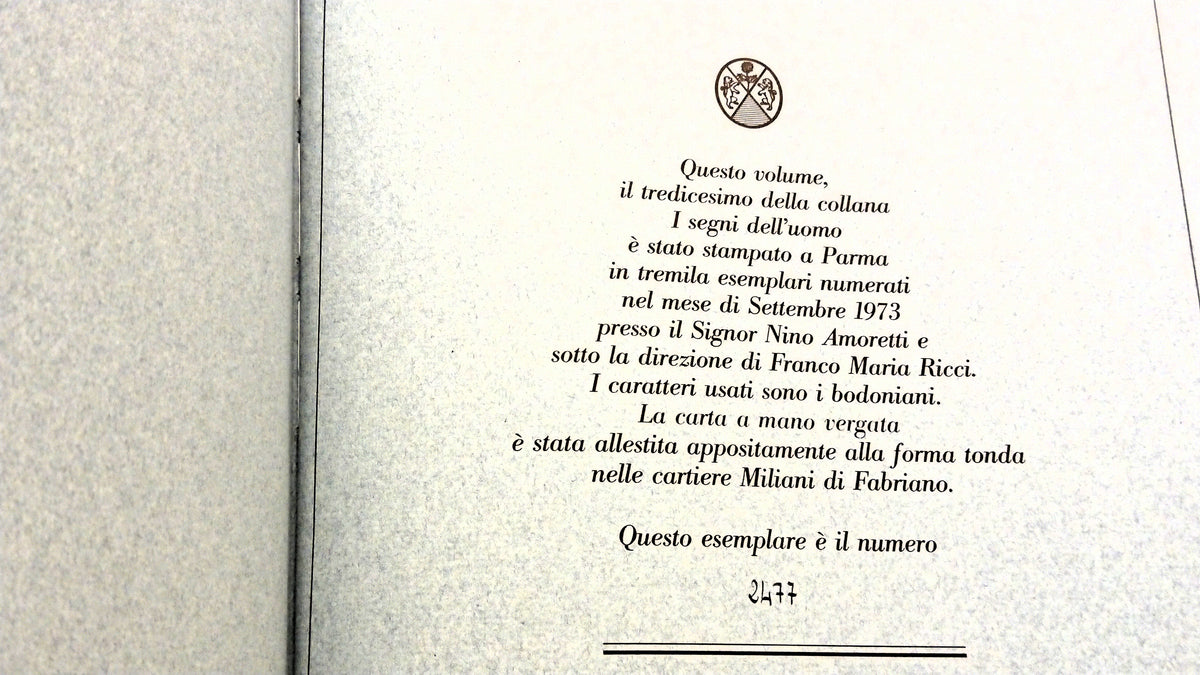 Beato di Liebana- U. Eco- FMR I segni dell'uomo- 1a ed. numerata- cofanetto- XFS