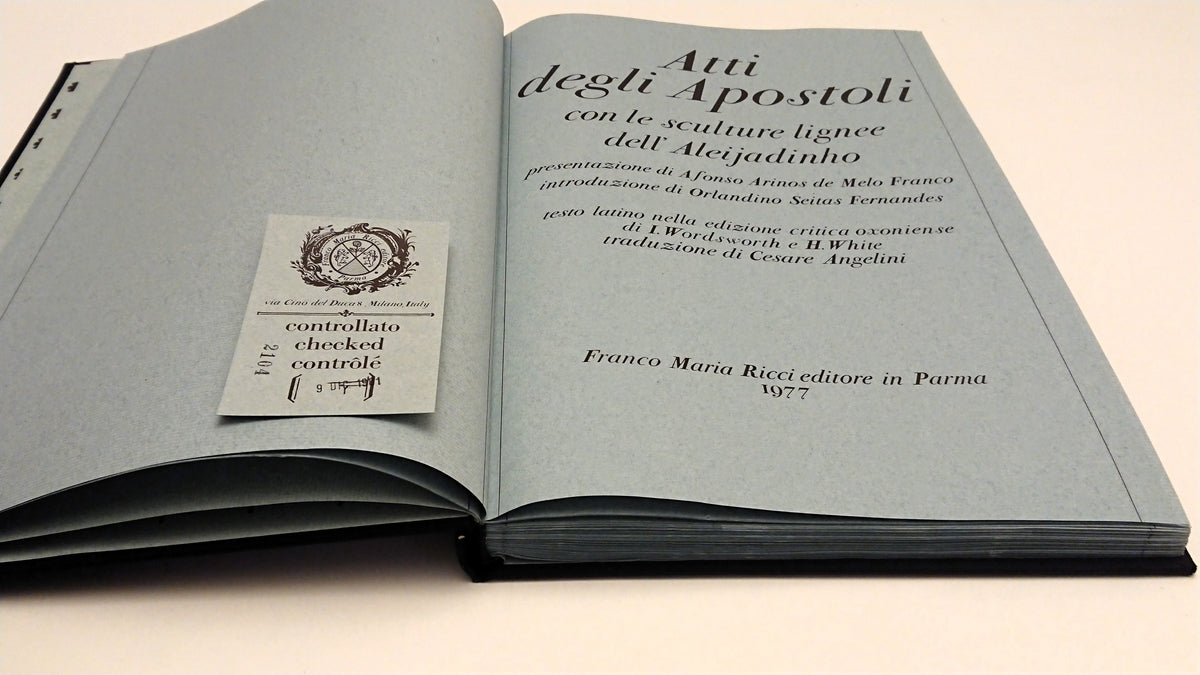 Atti degli Apostoli- FMR I segni dell'uomo- 1a ed. numerata- cofanetto- XFS