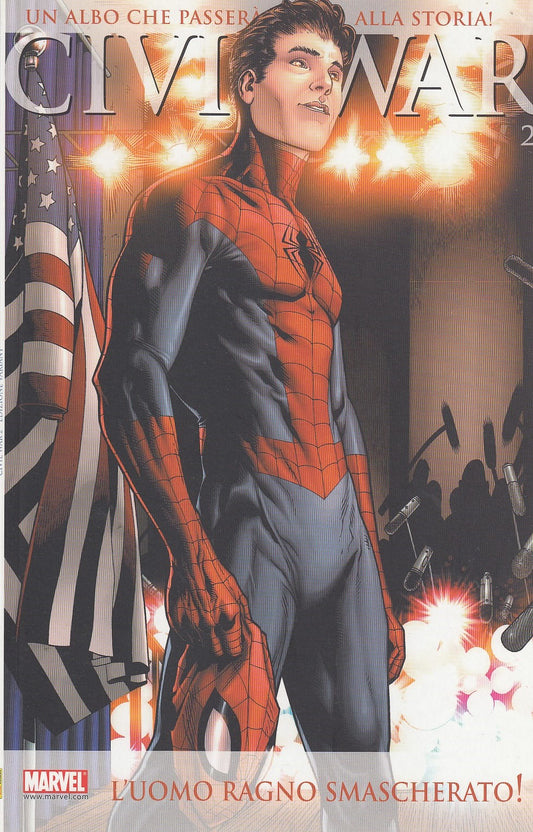 Civil War n.2 Variant - L'uomo-ragno smascherato - Panini - M26
