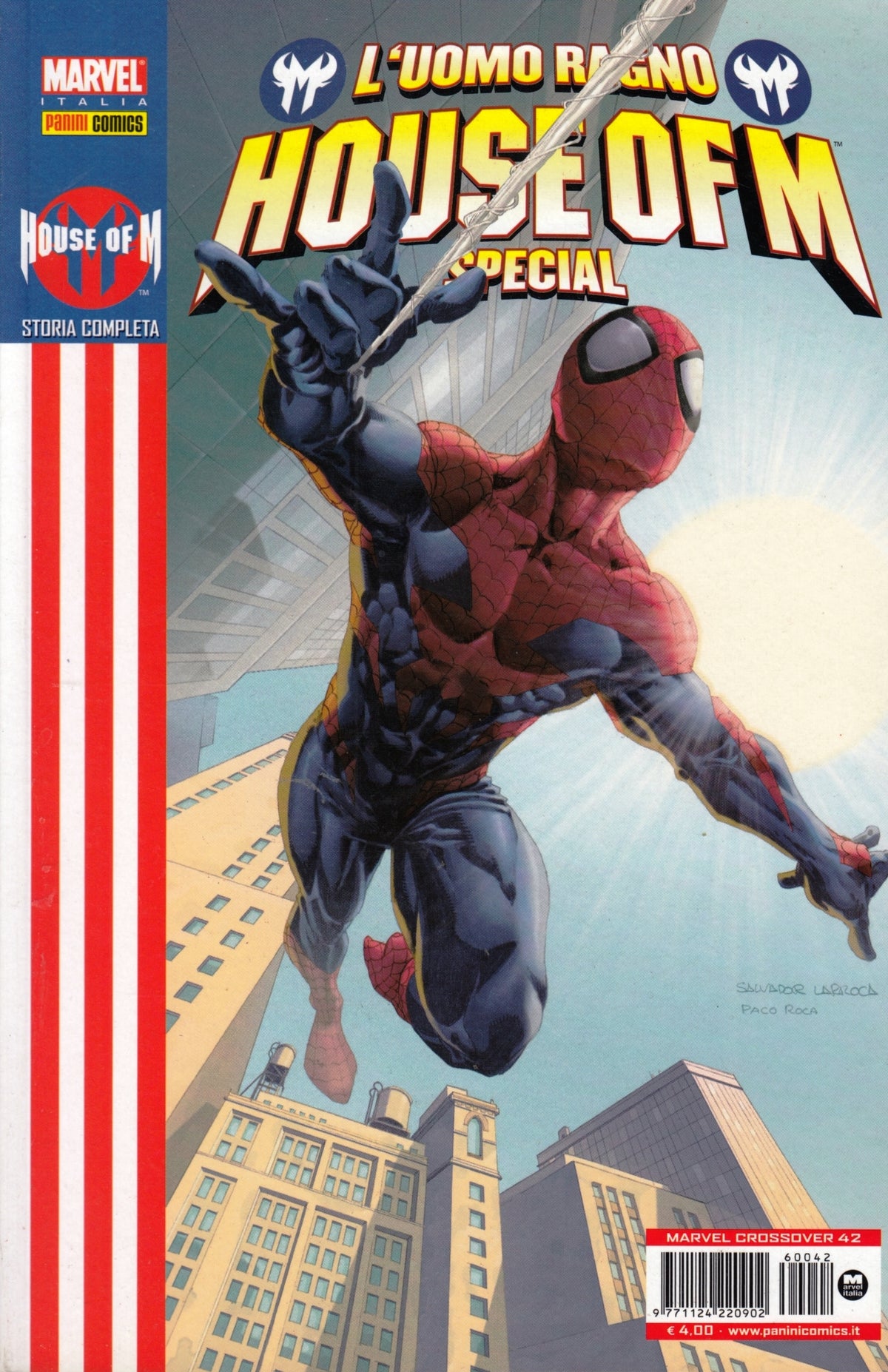 House of M 1/4 + 1 variant + 5 speciali - Panini - autografo Bendis - L26