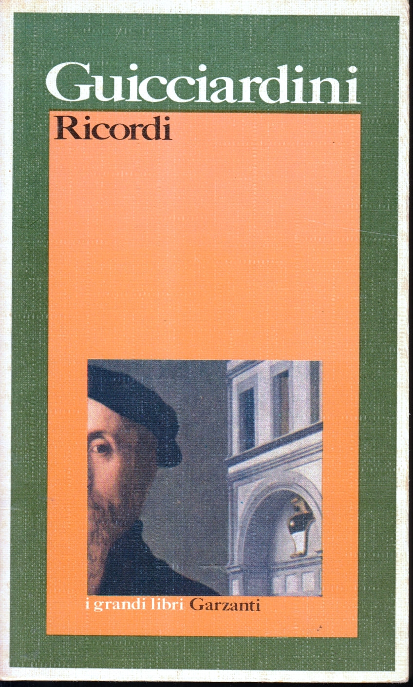 Ricordi - Francesco Guicciardini - Grandi libri Garzanti - 1a ed. - XFS