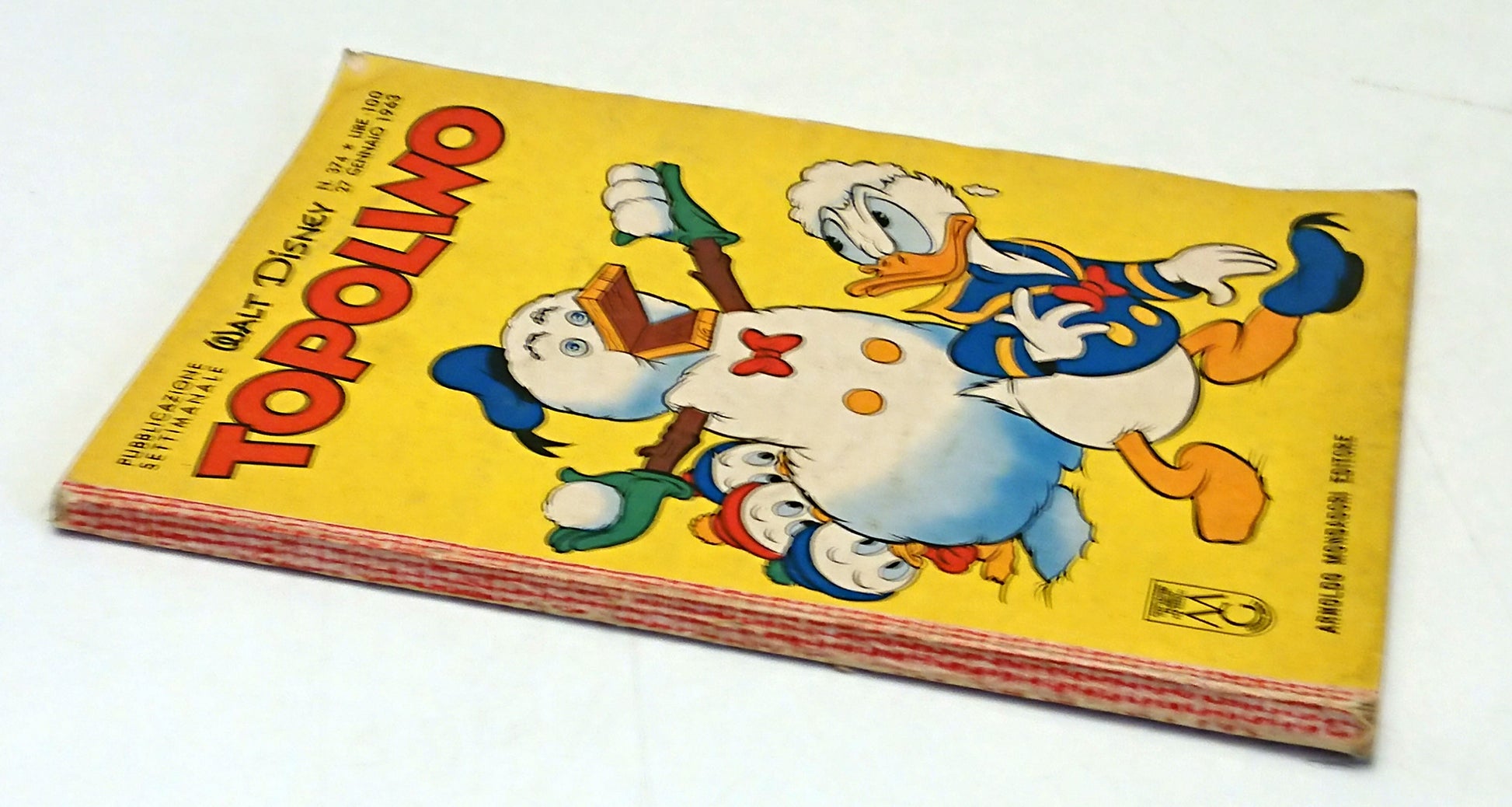 Topolino n.374 completo di bollino mancano figurine - Disney Mondadori - F26