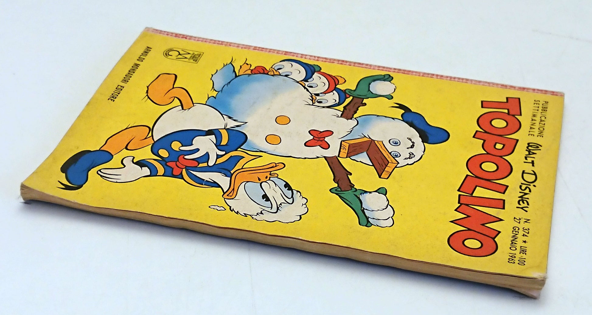 Topolino n.374 completo di bollino mancano figurine - Disney Mondadori - F26
