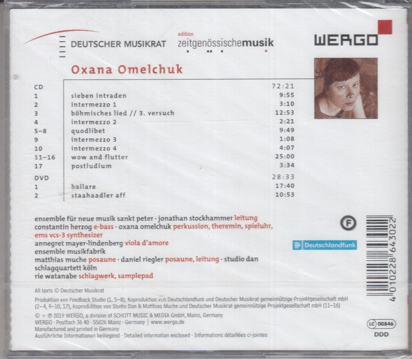 MCD- CD OXANA OMELCHUK DEUTSCHER MUSIKRAT WERGO - ZCD5