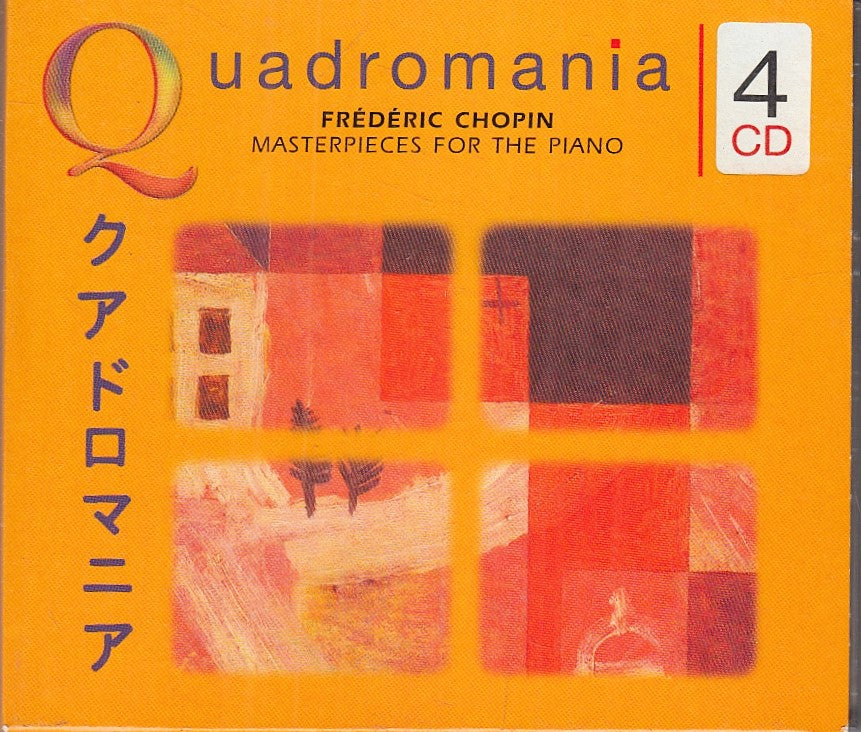 MCD- CD CHOPIN MASTERPIECES FOR THE PIANO QUADROMANIA MEMBRAN BOX 4 CD - ZCD5