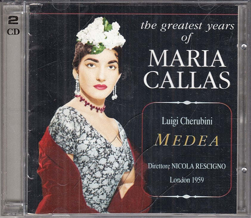 MCD- CD THE GREATEST YEARS OF MARIA CALLAS CHERUBINI MEDEA SAKKARIS 2CD - ZCD4