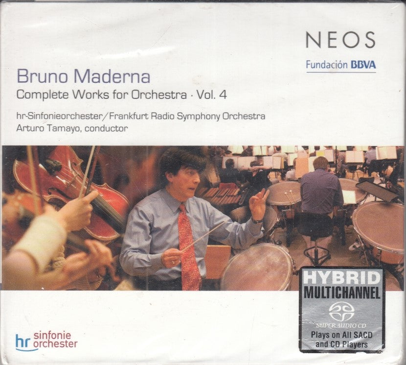 MCD- CD MADERNA COMPLETE WORKS FOR ORCHESTRA VOL. 4 NEOS - ZCD1