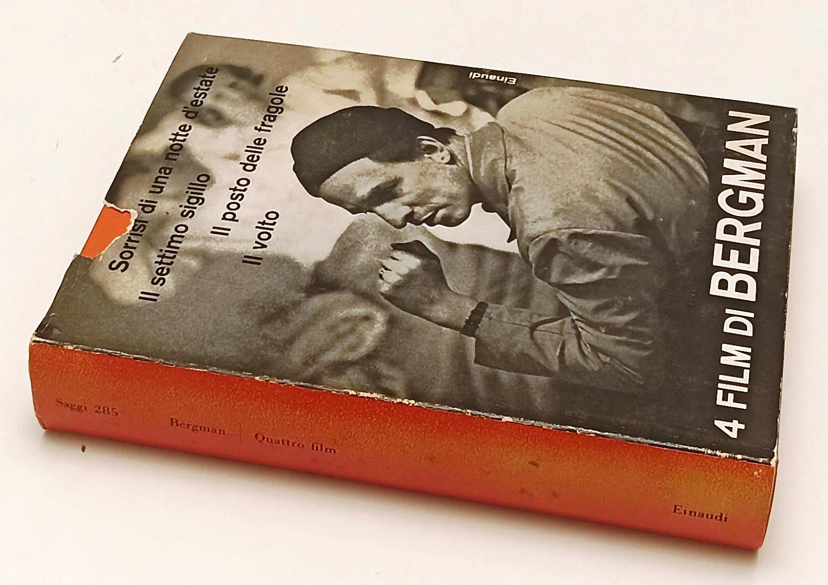 LW- 4 FILM SETTIMO SIGILLO FRAGOLE - INGMAR BERGMAN - EINAUDI--- 1961- CS- XFS