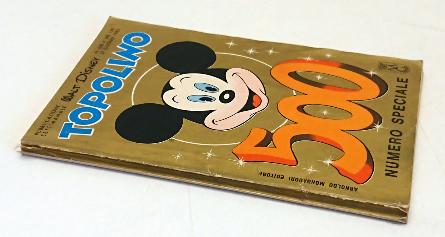 Topolino n.500 completo di bollino e cedola libraria - Disney Mondadori - F26