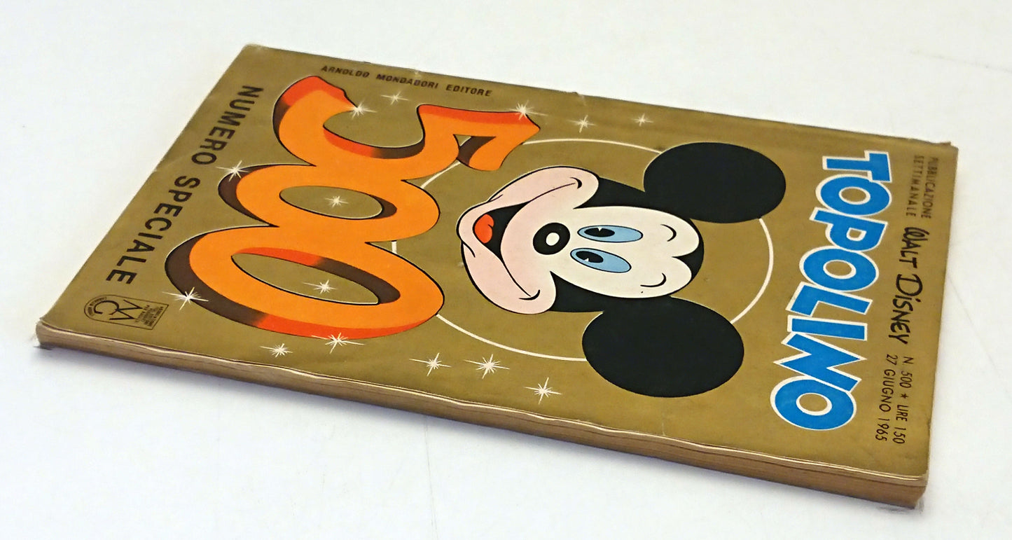 Topolino n.500 completo di bollino e cedola libraria - Disney Mondadori - F26