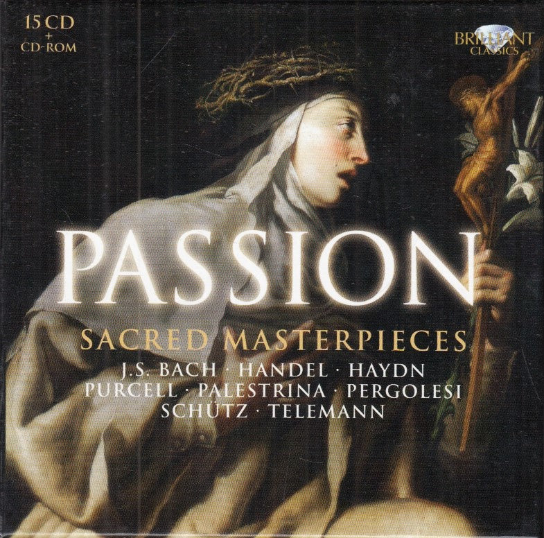 MCD- CD PASSION SACRED MASTERPIECES BOX 15 CD + CD ROM BRILLIANT CLASSICS - ZCD6