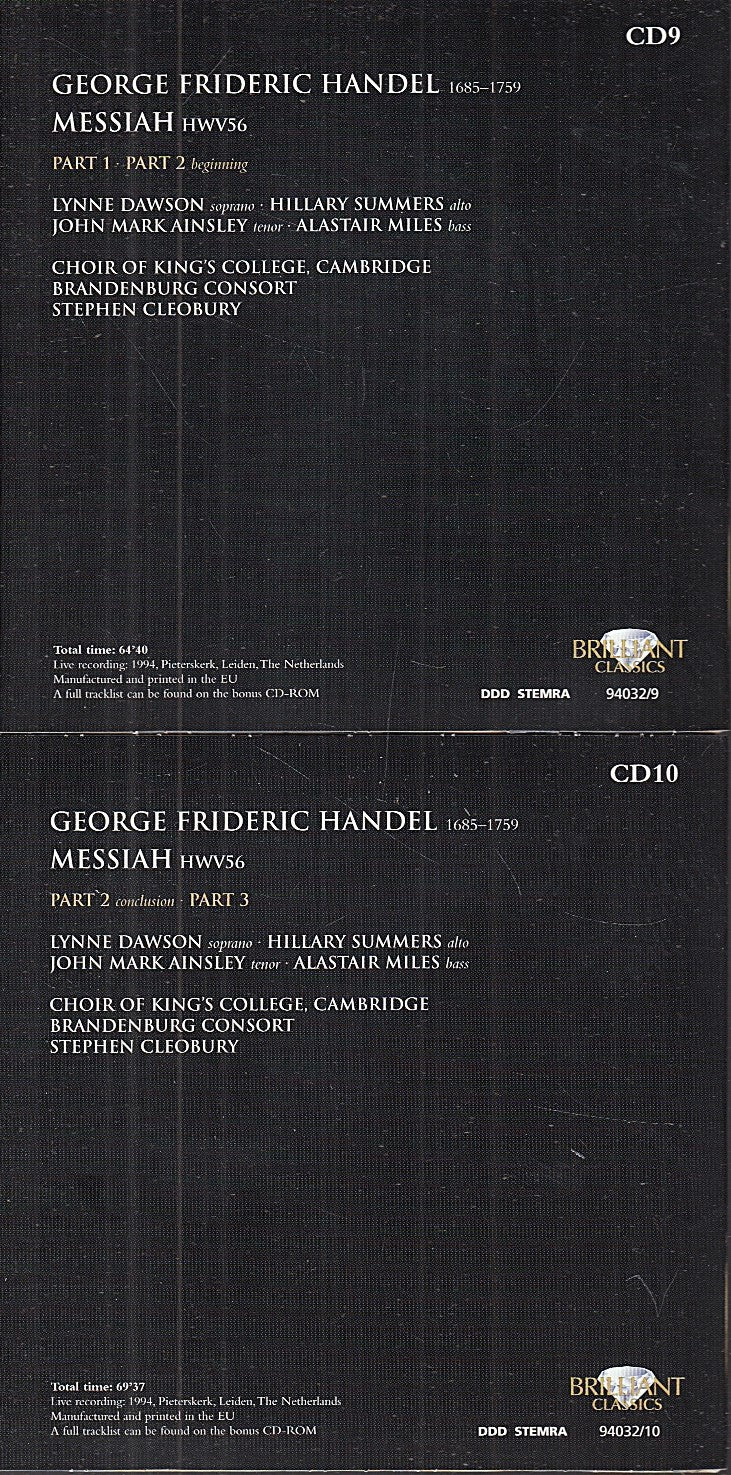 MCD- CD PASSION SACRED MASTERPIECES BOX 15 CD + CD ROM BRILLIANT CLASSICS - ZCD6