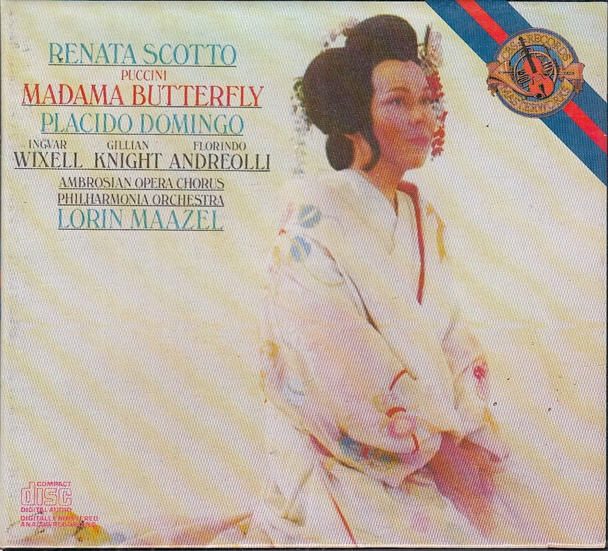 MCD- CD PUCCINI MADAMA BUTTERFLY PLACIDO DOMINGO CBS BOX 2 CD - ZCD11