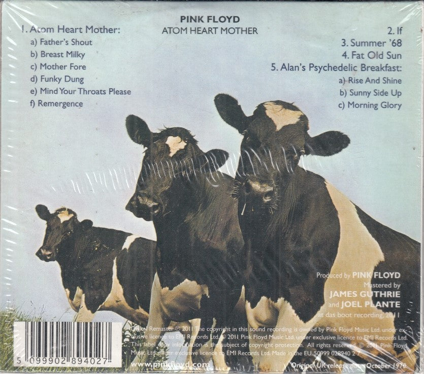 MCD- CD PINK FLOYD ATOM HEART MOTHER EMI - ZCD1