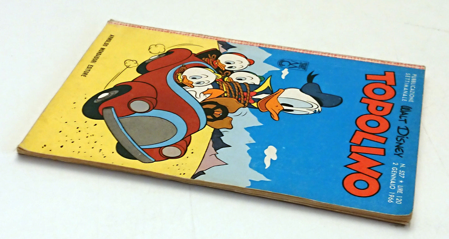 Topolino n.527 con di bollini e cedola- Disney Mondadori- calendario 1966- F26